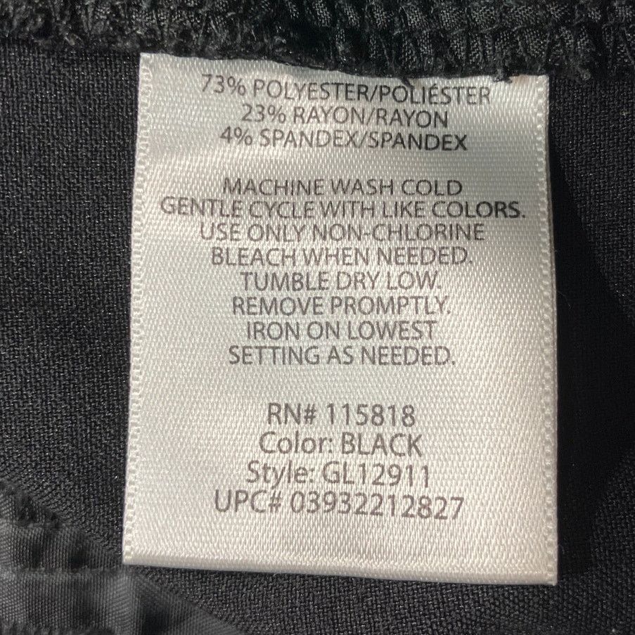 George George Black Y2K Mid Rise Curvy Fit Trousers Tall 10 Size 32" / US 10 / IT 46 - 6 Thumbnail