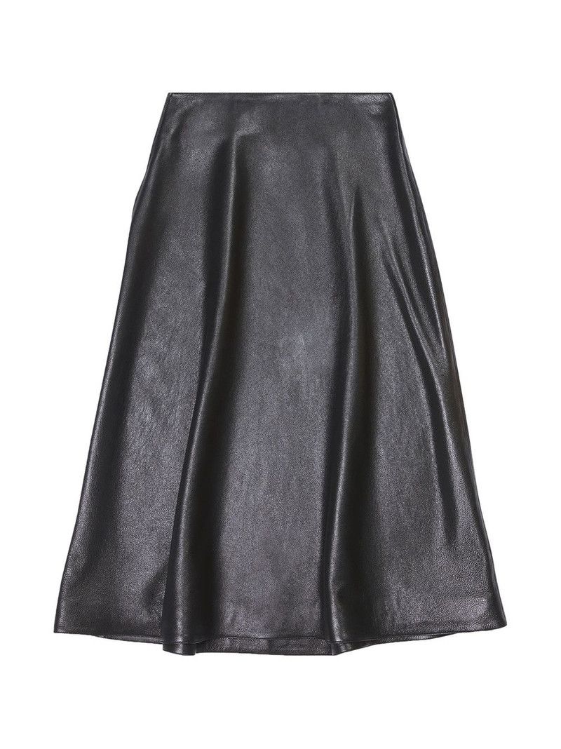 Balenciaga o1srvl11e0526 A-Line Skirt in Black Size 28" / US 6 / IT 42 - 3 Thumbnail