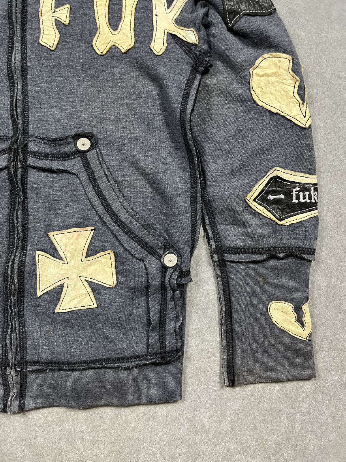 If Six Was Nine RARE syc fuk skeleton zip hoodie Size US S / EU 44-46 / 1 - 9 Thumbnail