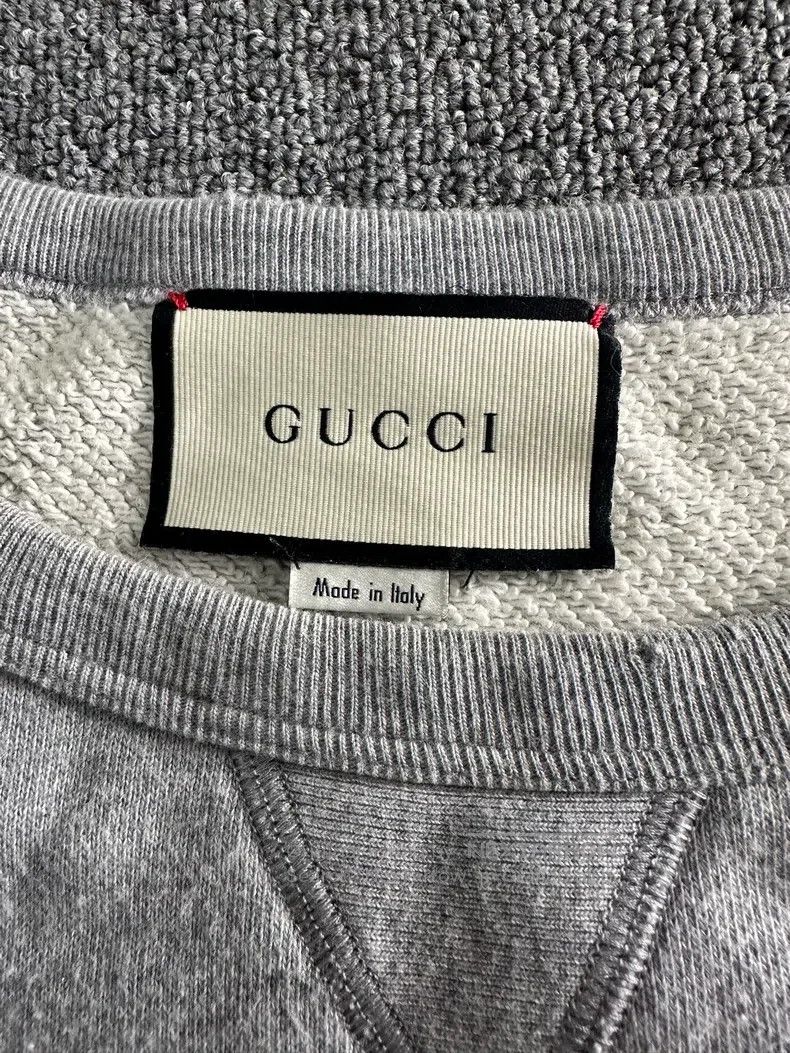 Gucci Gucci Grey square sweatshirt Size US XS / EU 42 / 0 - 3 Thumbnail
