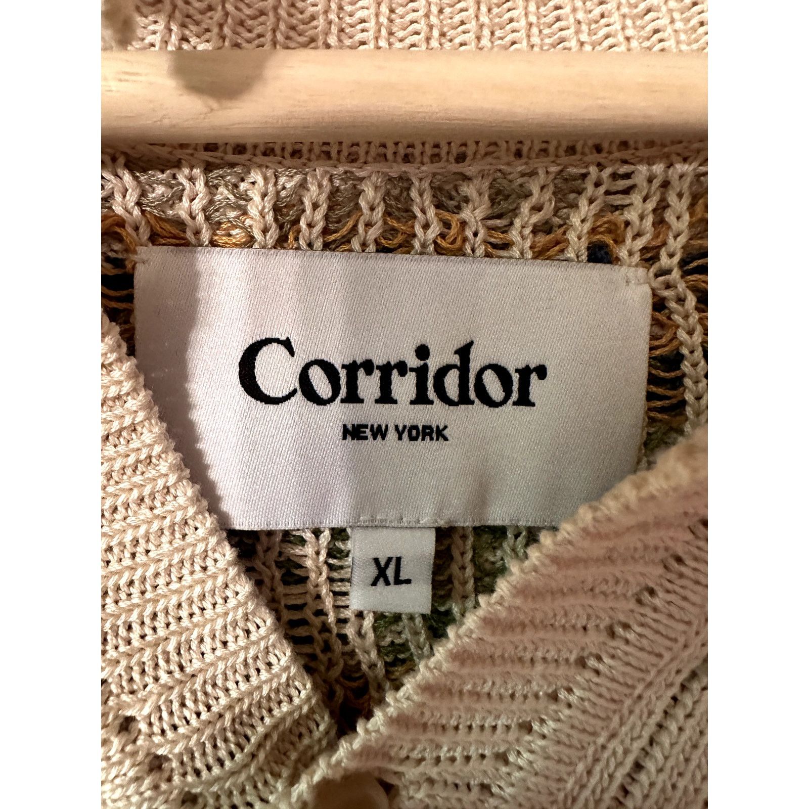 Corridor Corridor Floral Slouchy Knit Long Sleeve Polo Long Sleeve XL Size US XL / EU 56 / 4 - 3 Thumbnail