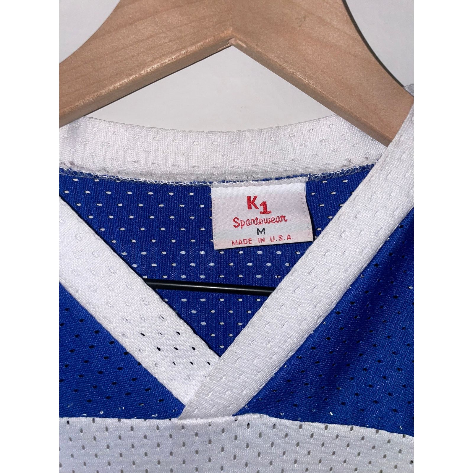 Vintage Vintage Sabre Hockey Jersey K1 Sportswear White 90s VTG M Size US M / EU 48-50 / 2 - 6 Thumbnail