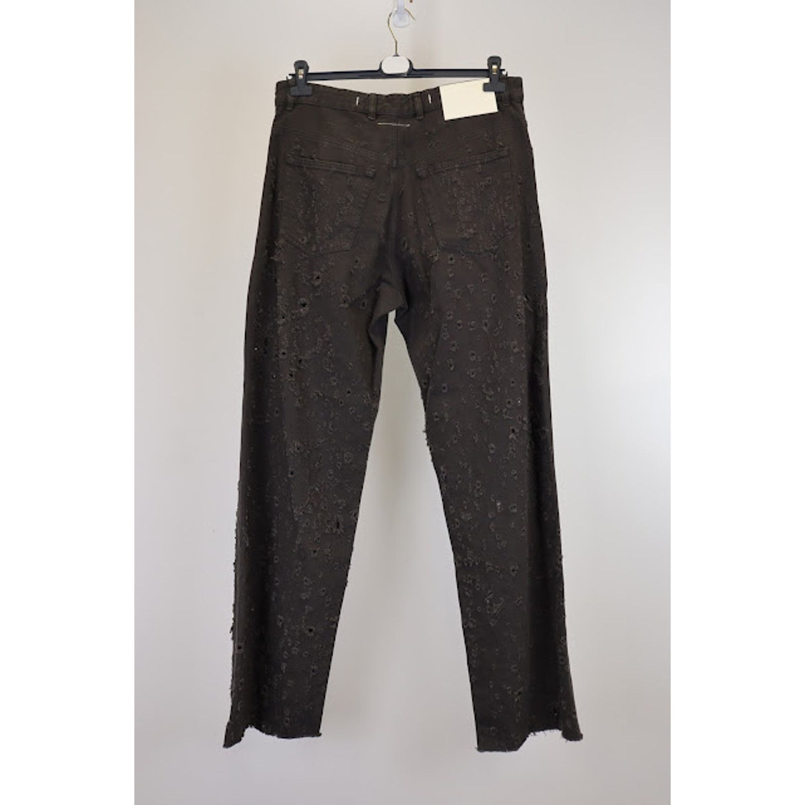 Maison Margiela o1rshd1 Distressed Jeans in Brown Size US 34 / EU 50 - 8 Thumbnail