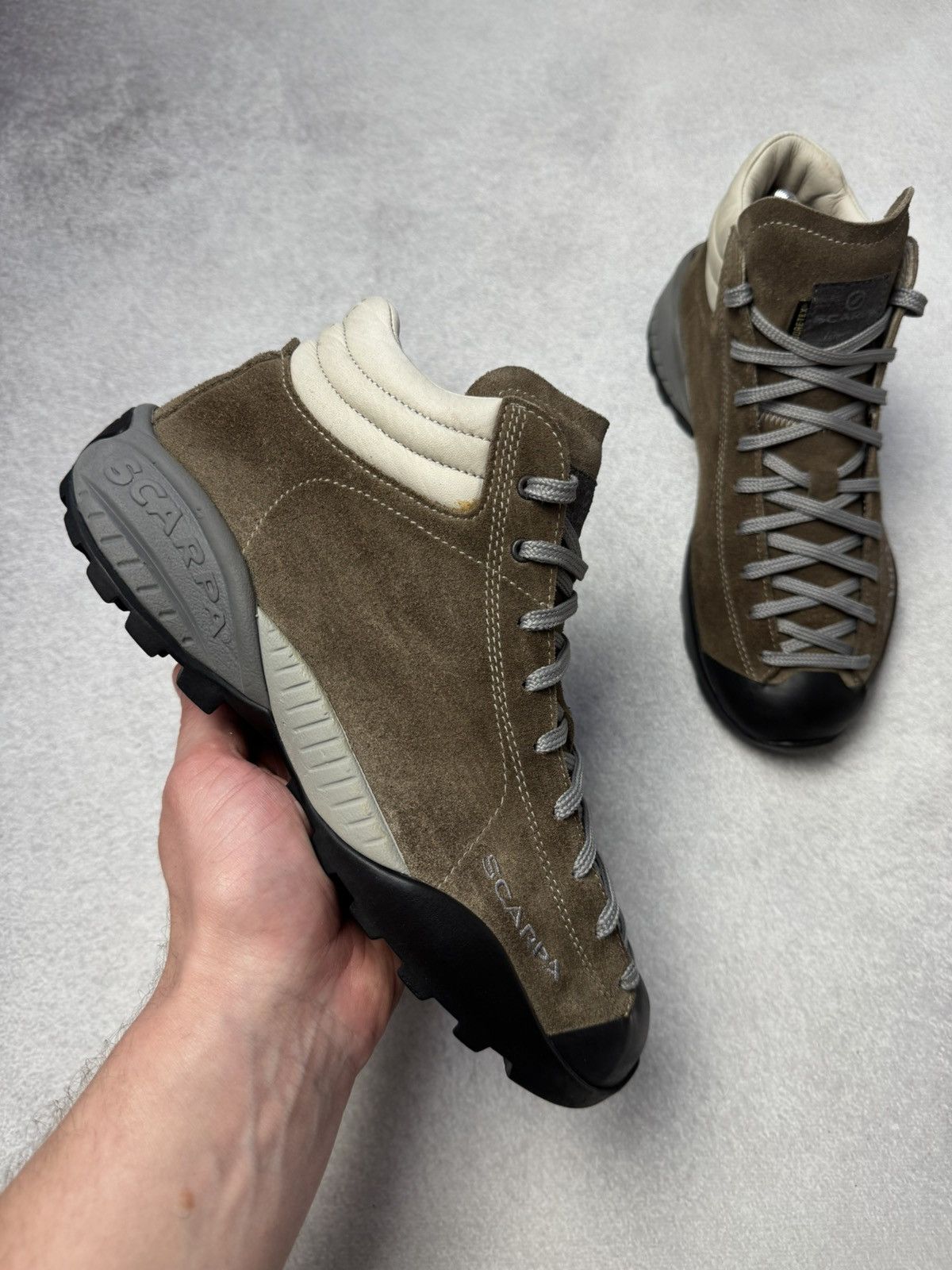 Vintage SCARPA Gore-Tex Mid Vibram Mojito Hiking trekking