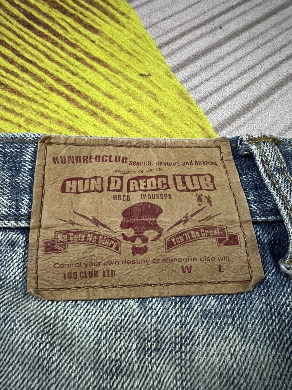If Six Was Nine × Japanese Brand × Seditionaries HUNDREDCLUB SEARCH AND DESTROY ANARCHY DISTRESSED JEANS Size US 28 / EU 44 - 17 Thumbnail