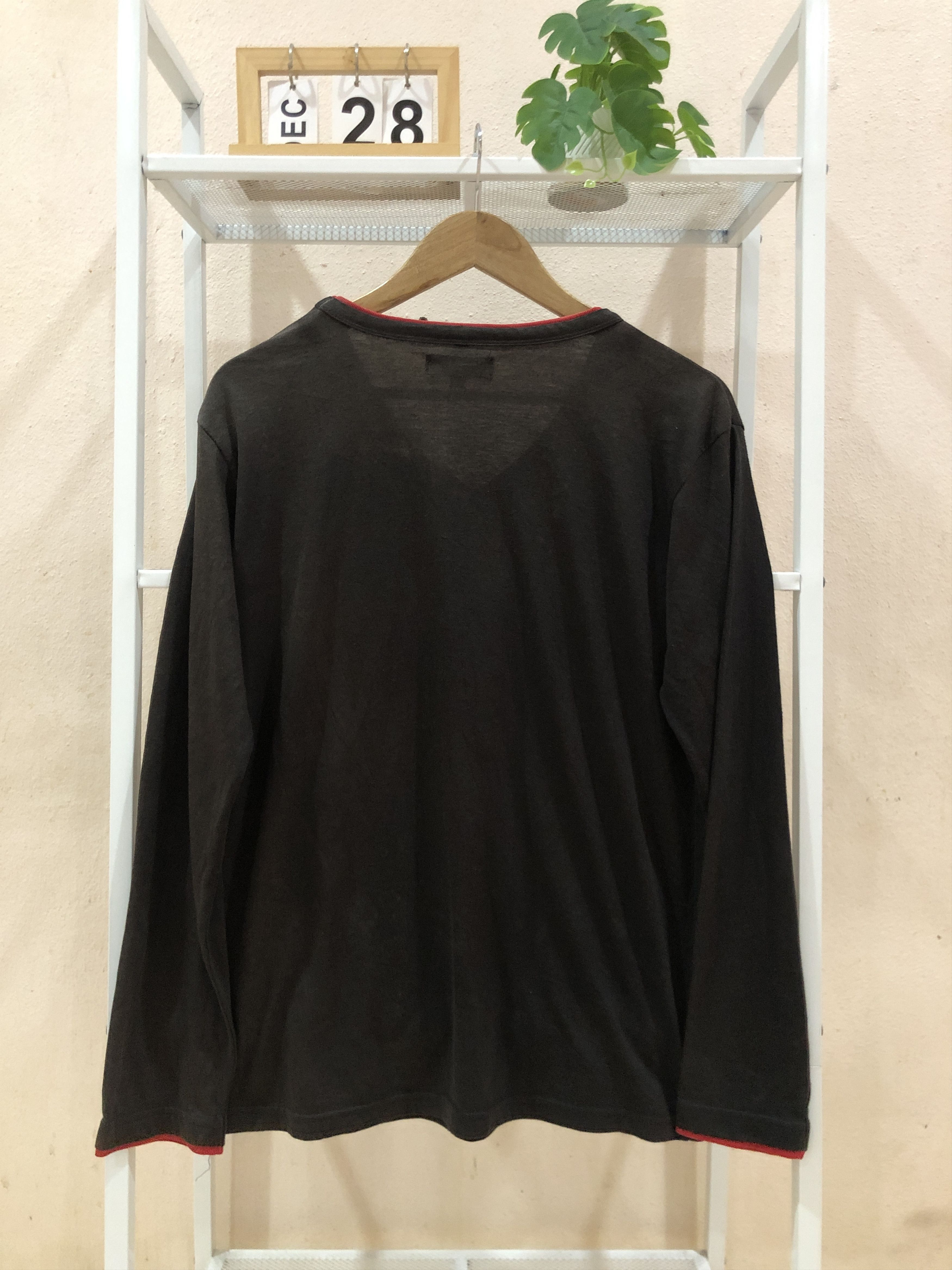 If Six Was Nine Y2k Poem" print long-sleeve top from a Japanese brand Size US L / EU 52-54 / 3 - 2 Thumbnail