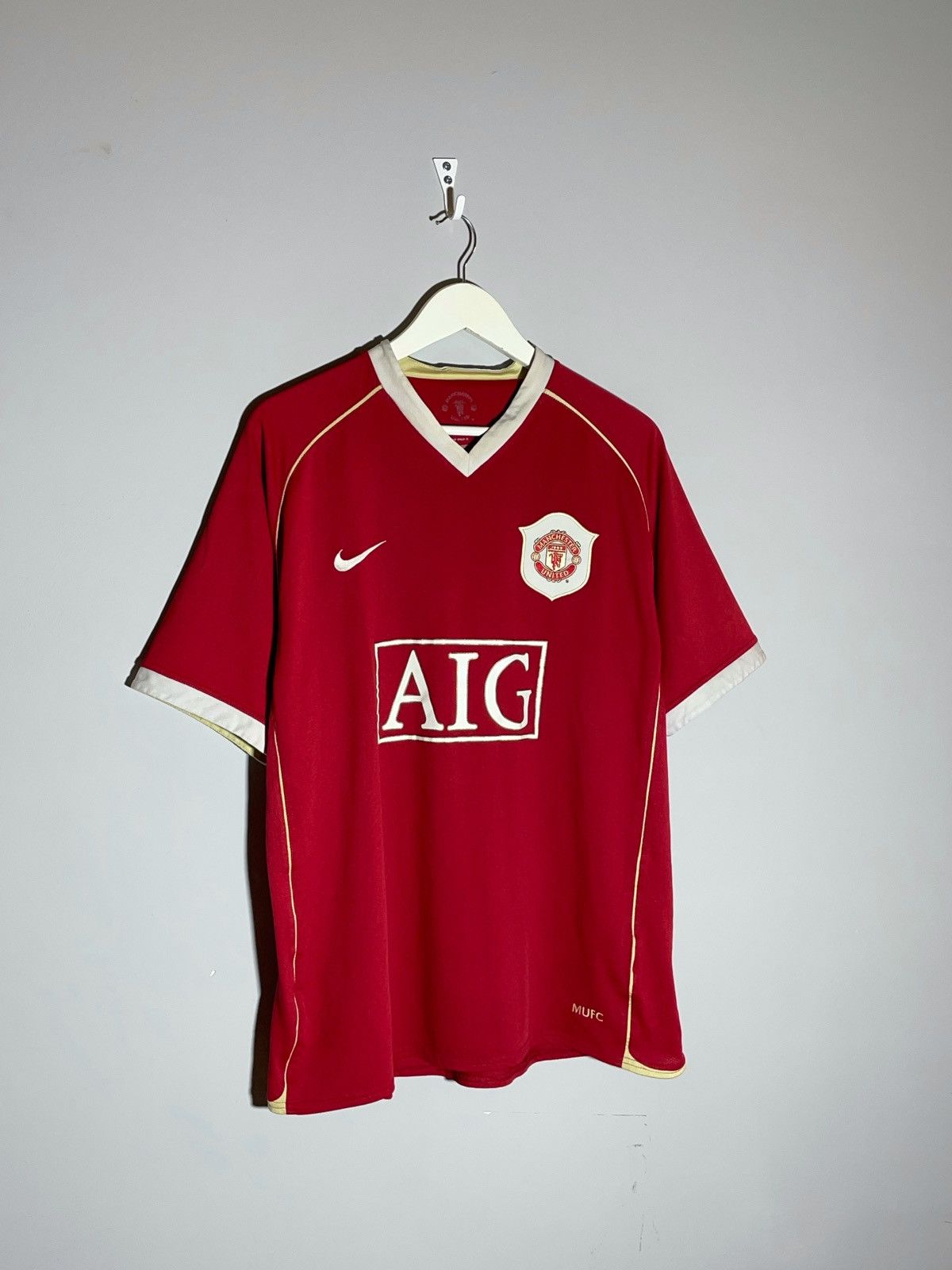 Nike × Vintage #11 Giggs Manchester United 2006/07 Home Y2k Football Shirt Size US XL / EU 56 / 4 - 3 Thumbnail