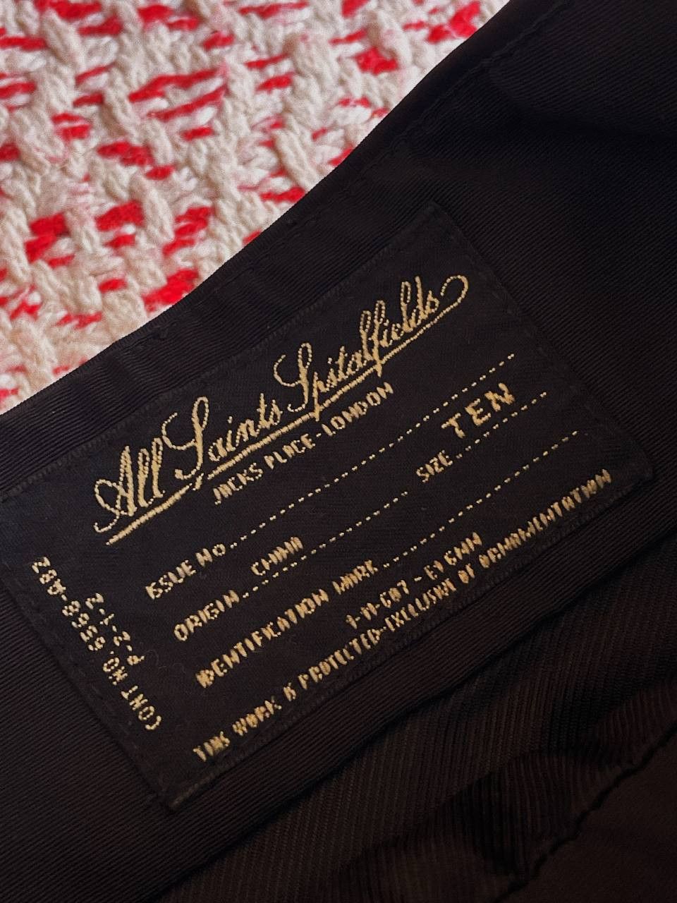 Allsaints AllSaints Balloon Mini Skirt Black Asymmetric Size 32" / US 10 / IT 46 - 6 Thumbnail