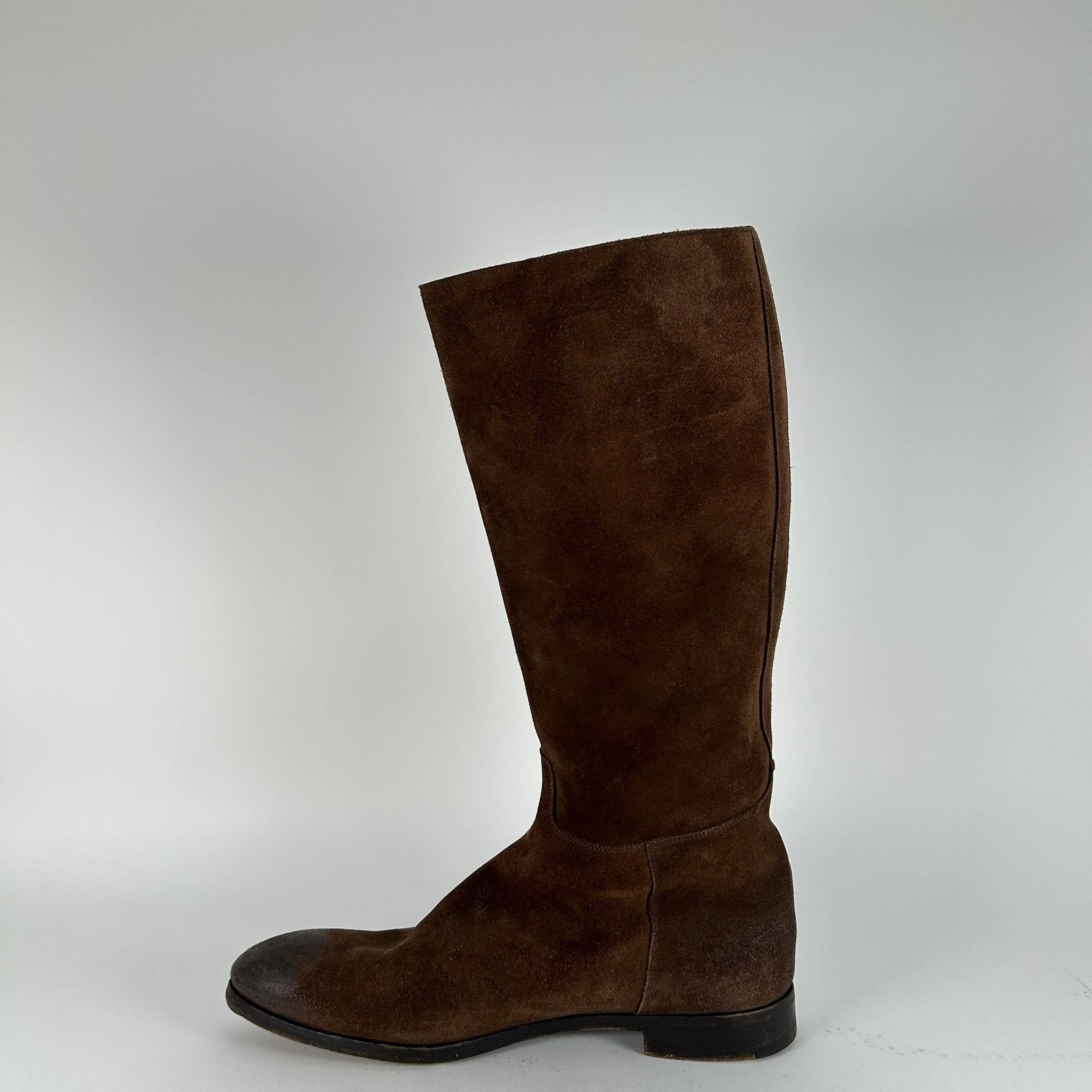 Prada Prada Suede Tall Riding Boot Size 12 Size US 12 / EU 45 - 3 Thumbnail