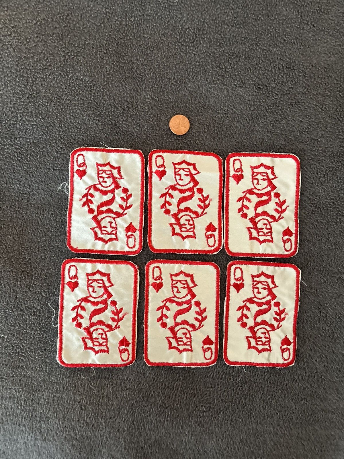 Other Vintage Queen of Hearts Retro 6-Pack Sew-on Patches Size ONE SIZE - 2 Thumbnail