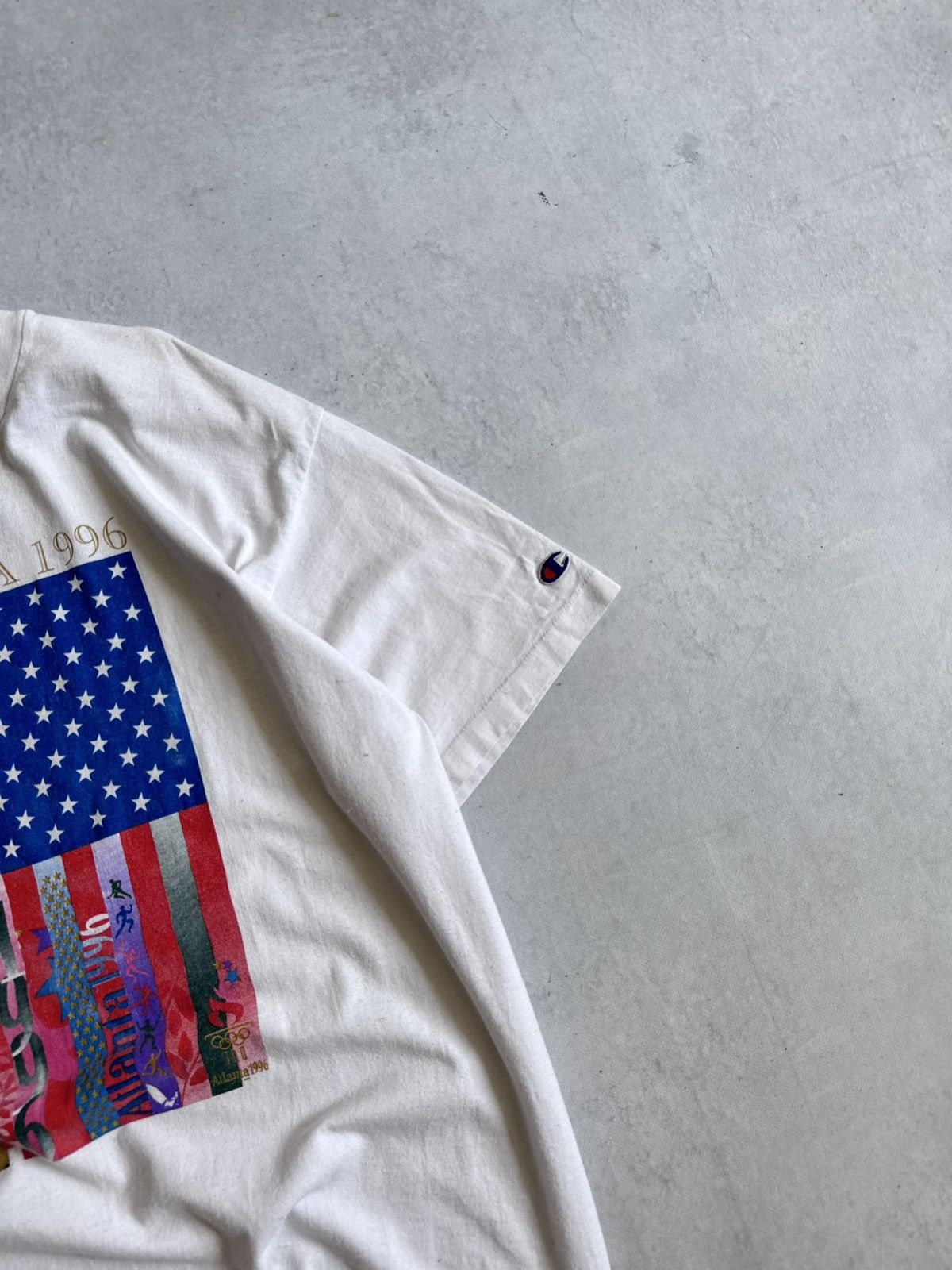 Champion Vintage Champion Atlanta Olympics Game 1996 Rare Tee Size US XL / EU 56 / 4 - 5 Thumbnail