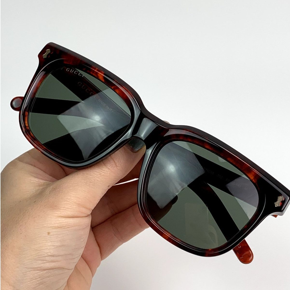 Gucci NEW Gucci GG1523S 002 Havana Gray Men Authentic Size ONE SIZE - 9 Thumbnail