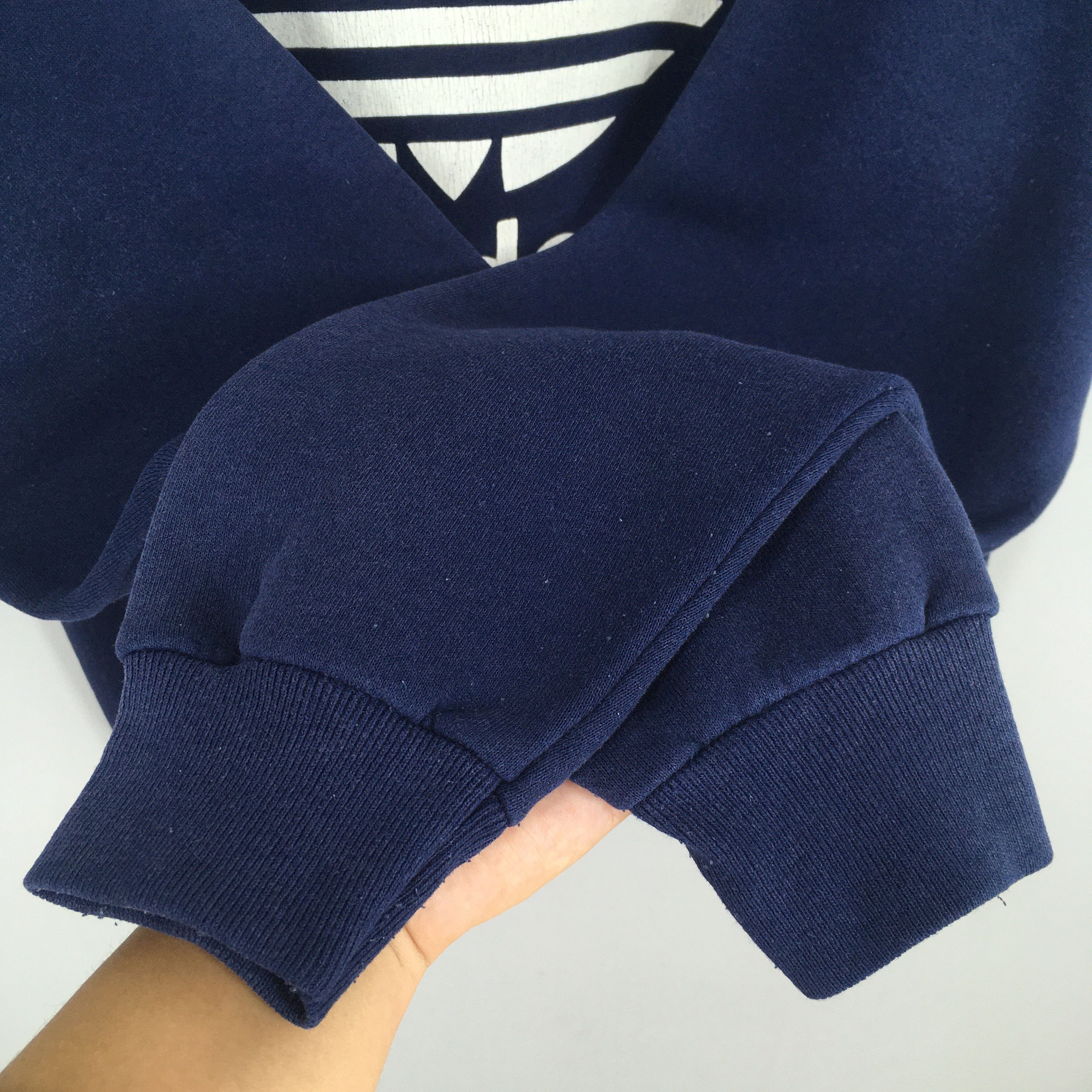 Adidas Vintage 90s Adidas Trefoil Big Logo Sweatshirt Large Size US L / EU 52-54 / 3 - 4 Thumbnail