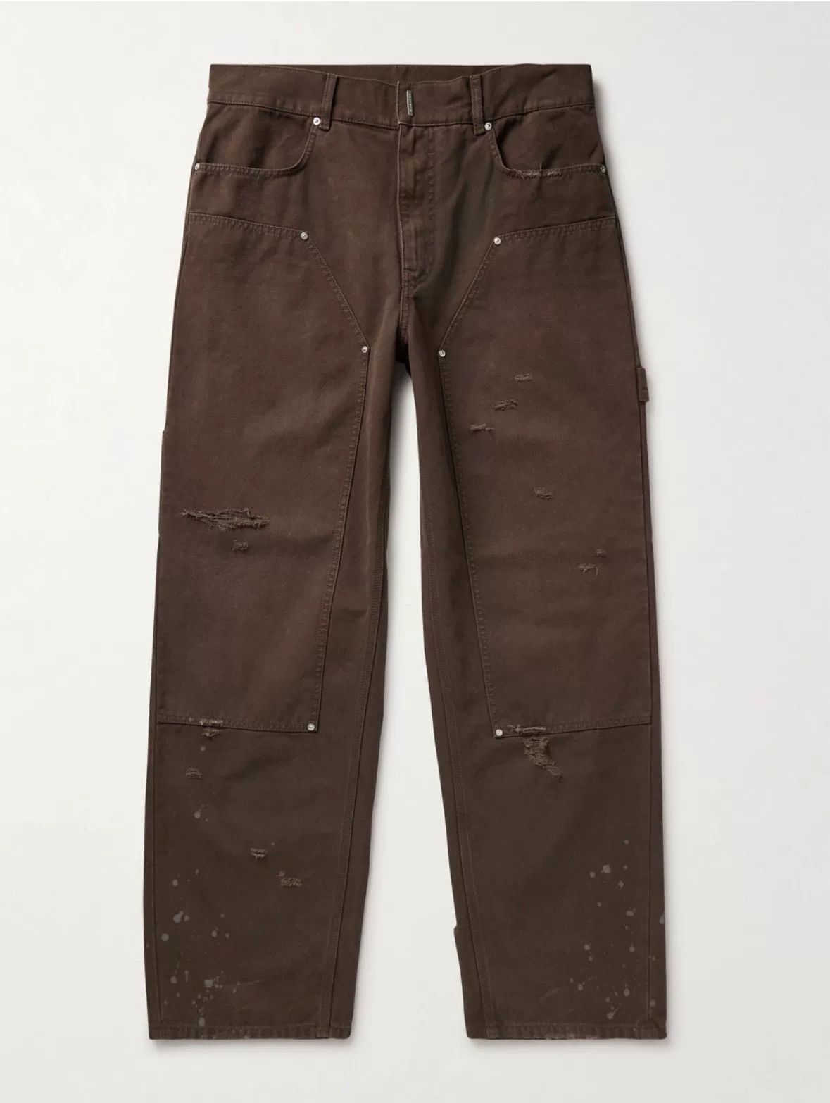Givenchy givenchy distressed cargo pants in brown Size US 30 / EU 46 - 1 Thumbnail
