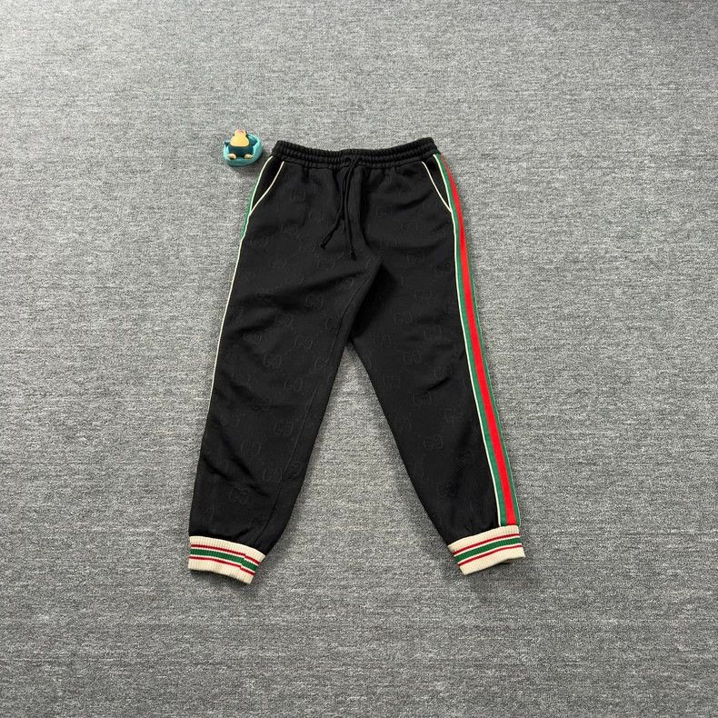 Gucci Gucci Size OS Dark-patterned full-print sweatpants 2503-Ne Size US 30 / EU 46 - 1 Thumbnail