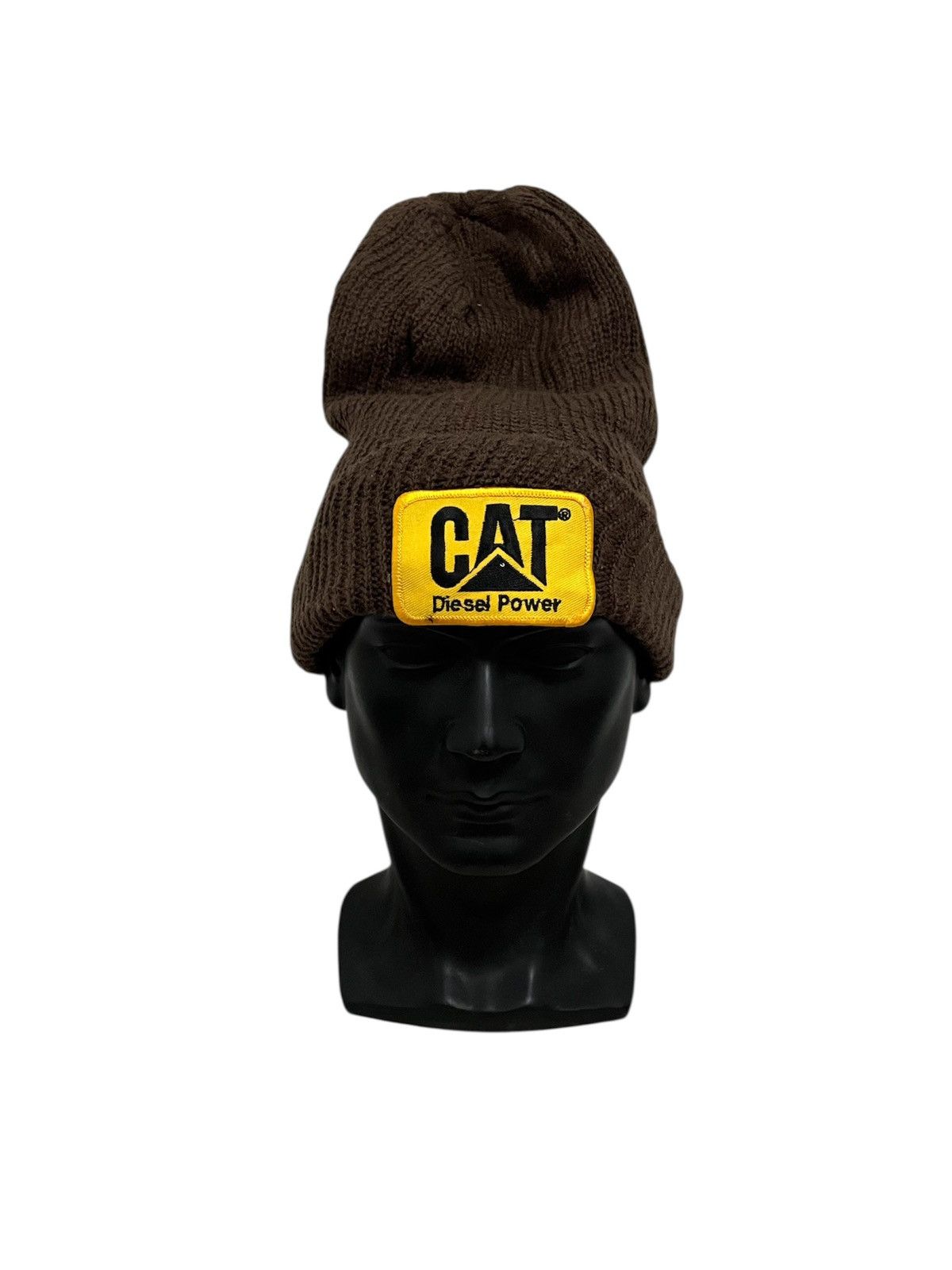 Caterpillar Vintage Caterpillar Big Logo Beanie Hat Size ONE SIZE - 1 Thumbnail