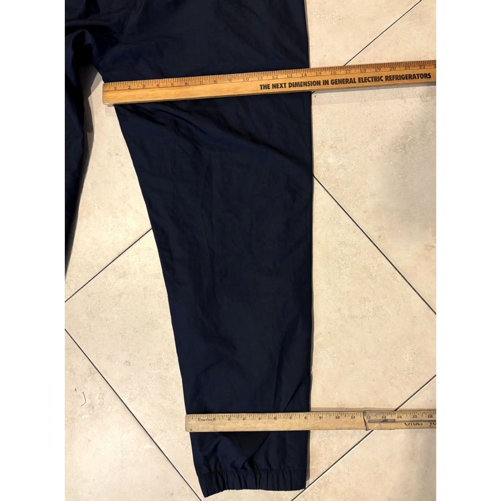 Vintage Lacoste Sport Pants Mens 3XL Blue Track Joggers Elastic Waist Logo Side Stripe Mens Size US 39 - 8 Thumbnail