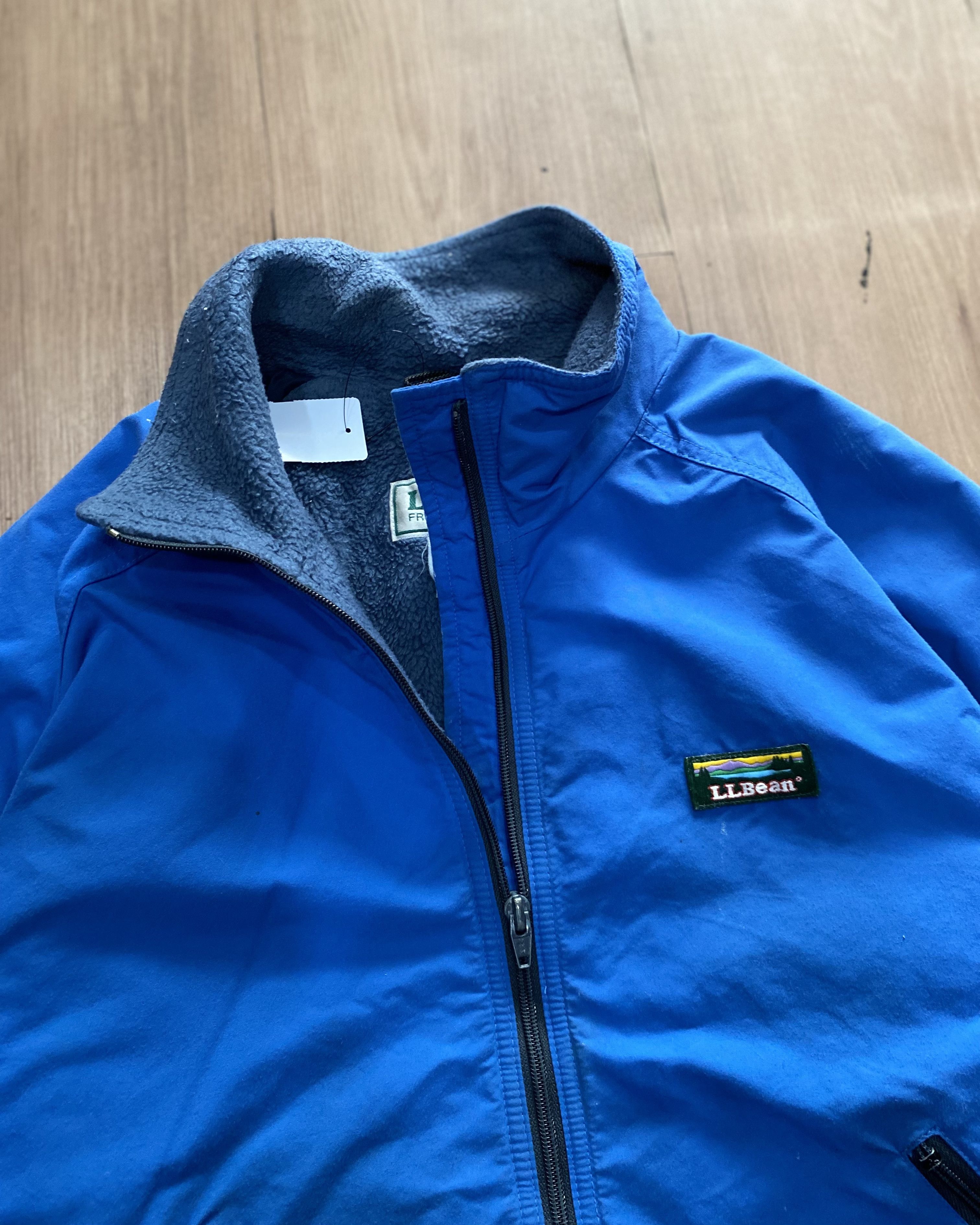 Vintage 90s Ll Bean Warm Up Fleece Jacket