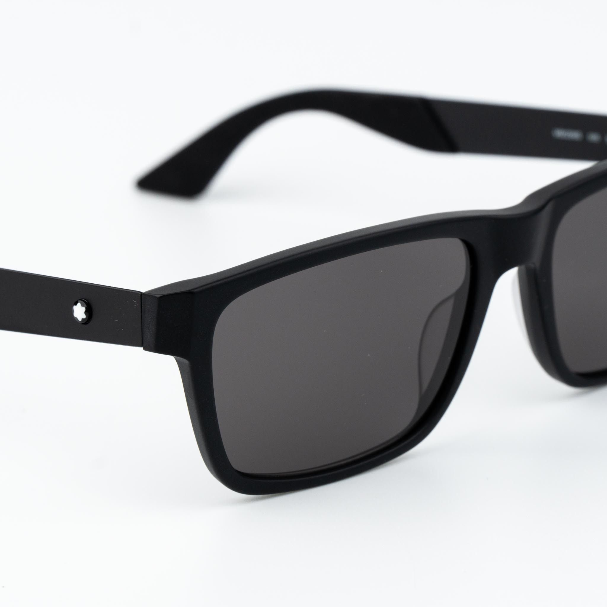 Montblanc Montblanc Men Sunglasses Rectangle MB0299S 005 NEW AUTHENTIC Size ONE SIZE - 6 Thumbnail