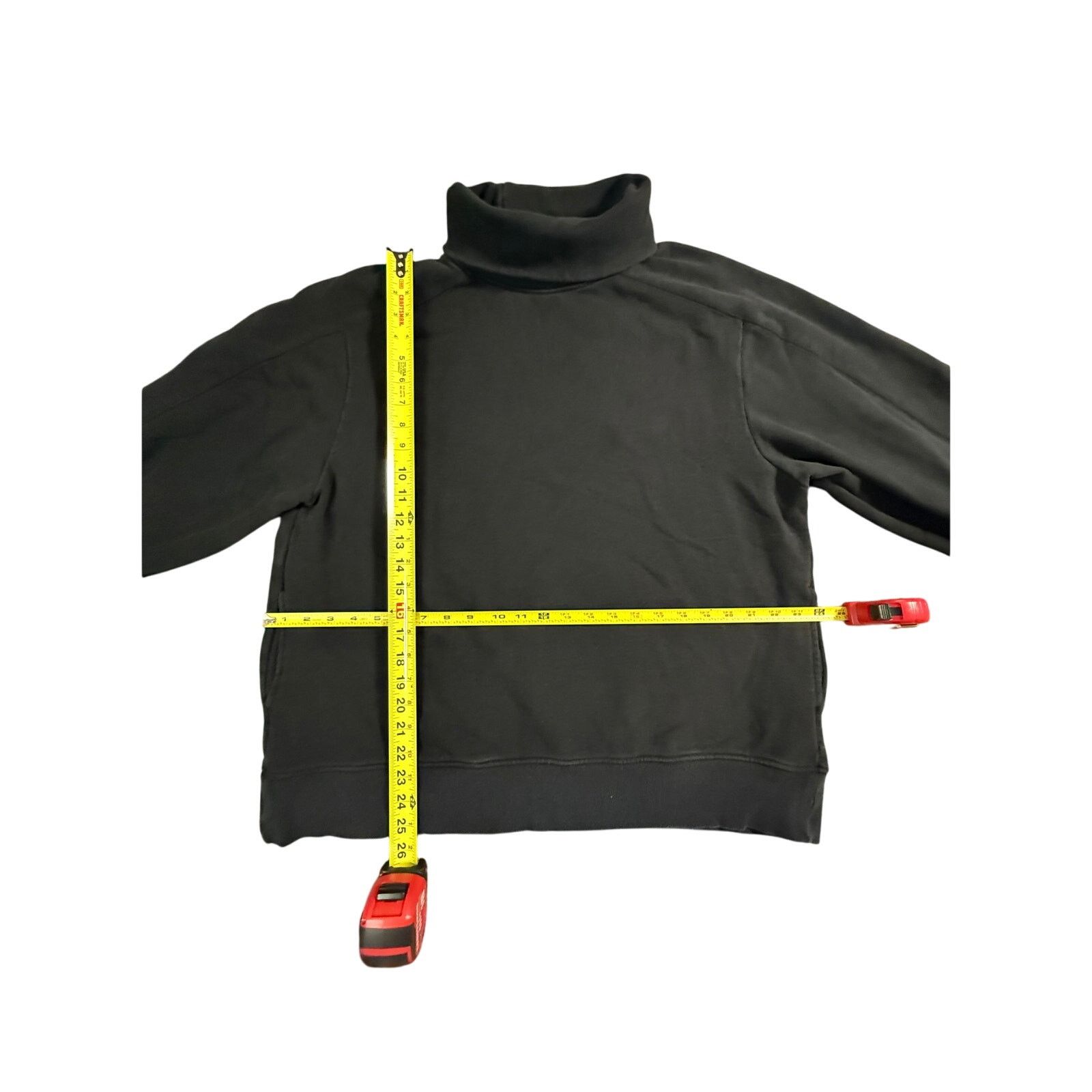 Other LIT Activewear Women's Oversized Turtleneck Black Sweatshirt Size S / US 4 / IT 40 - 6 Thumbnail