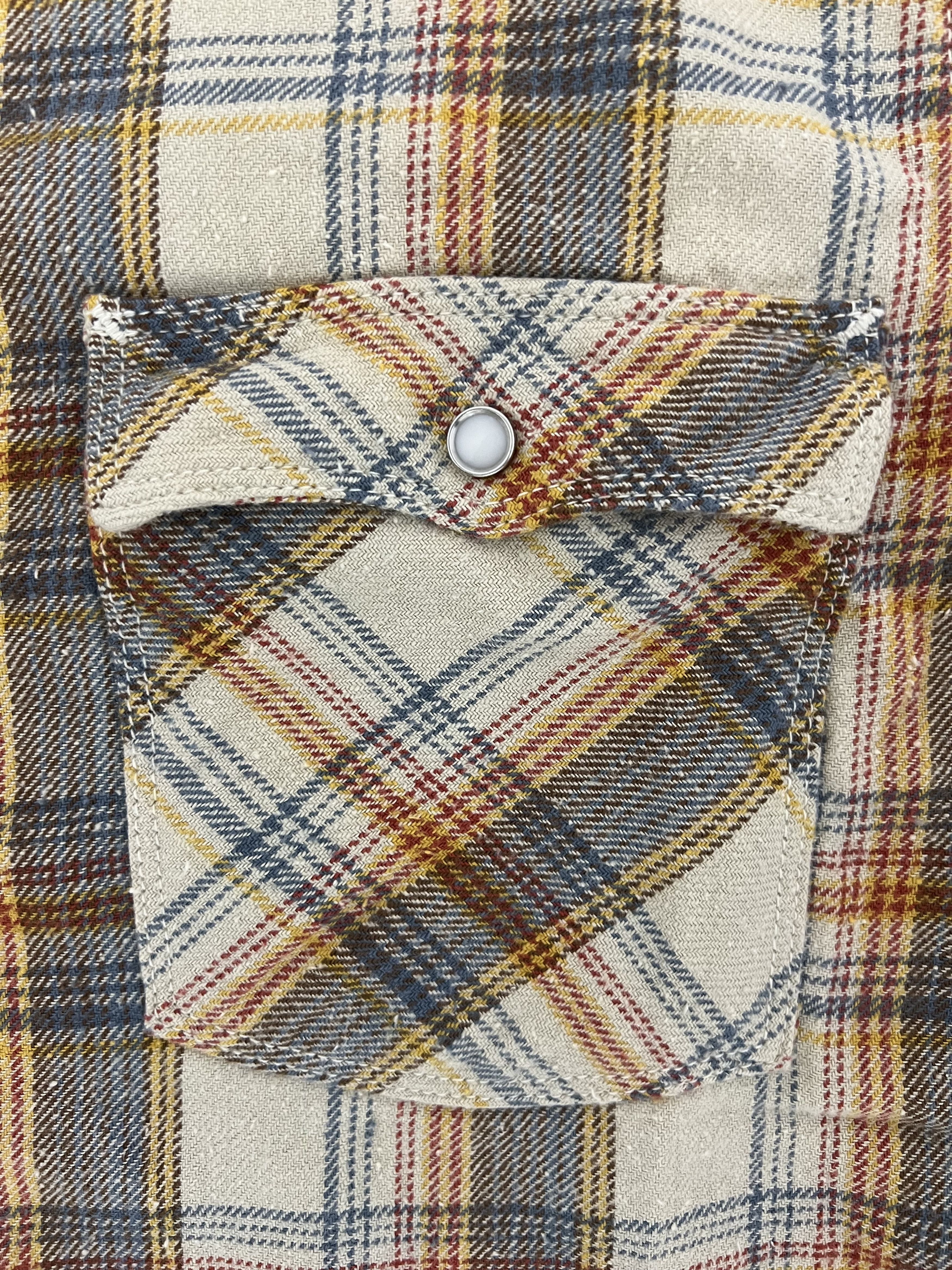 Freenote Cloth 💚 Freenote Cloth Lancaster Cream Shadow Plaid Medium NEW Size US M / EU 48-50 / 2 - 11 Thumbnail