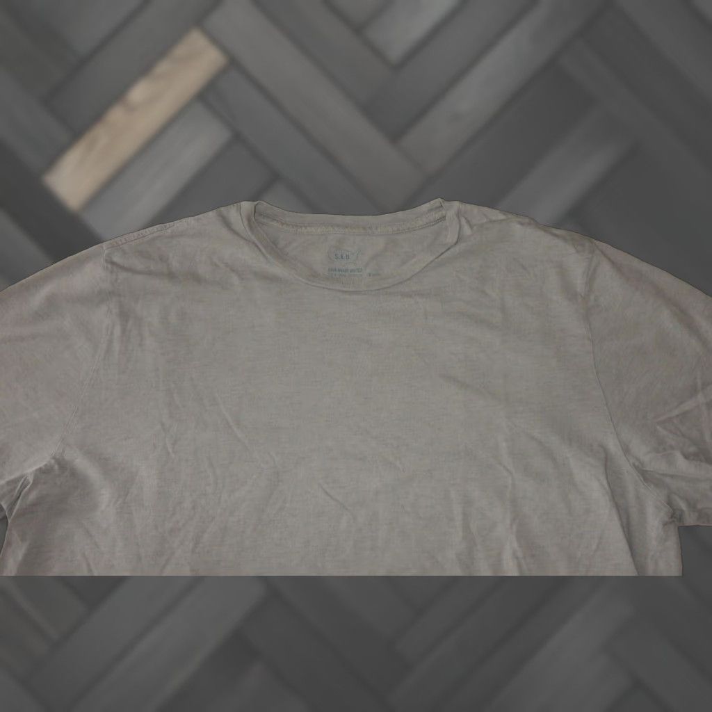 Save Khaki United WINTER SILKS Men's T-Shirt XL Beige Solid Cotton USA Size US XL / EU 56 / 4 - 1 Thumbnail