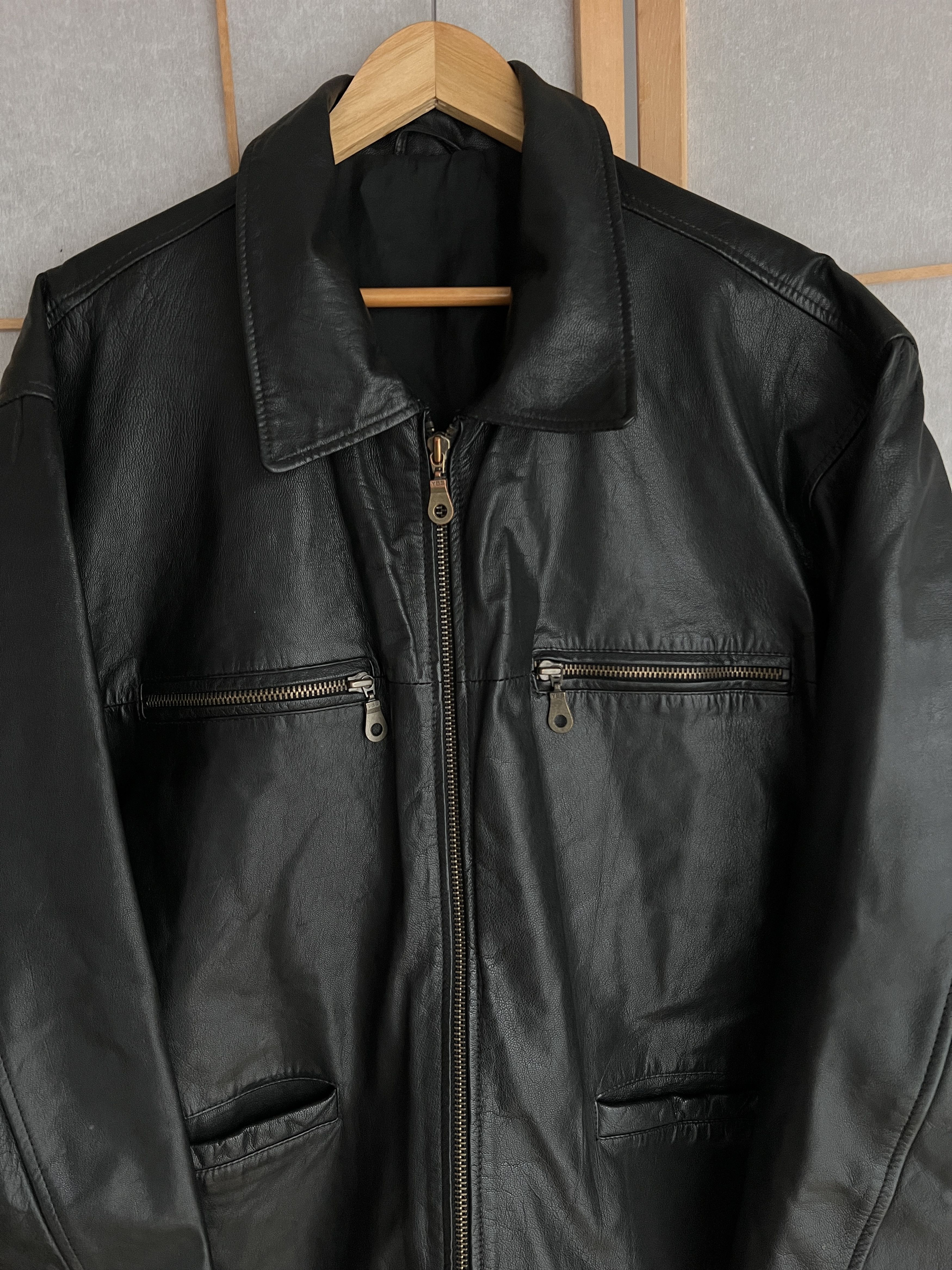 If Six Was Nine Japanese shine leather jacket 2000s rick owens kapital style Size US L / EU 52-54 / 3 - 12 Thumbnail