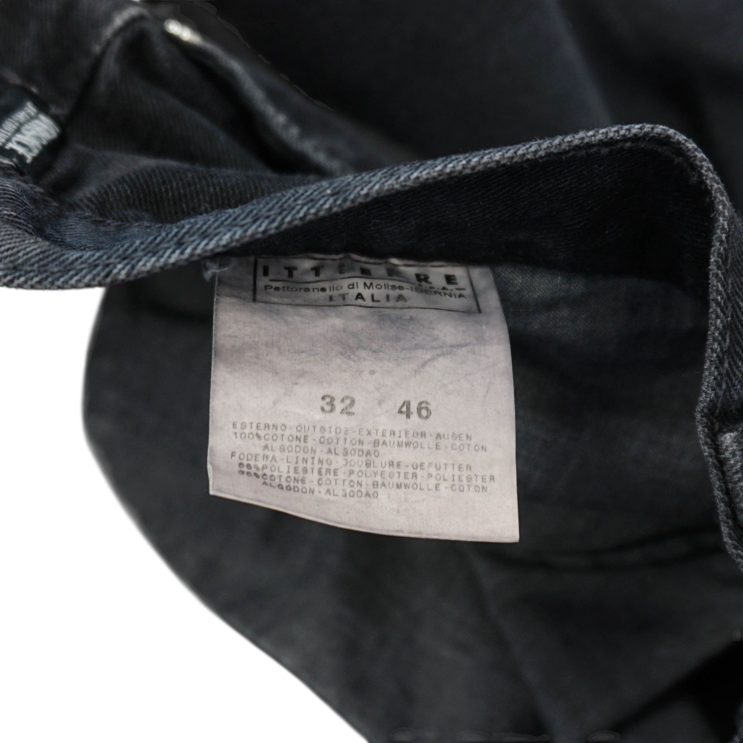 Versace Jeans Couture Archive Black Jeans Size US 32 / EU 48 - 5 Thumbnail