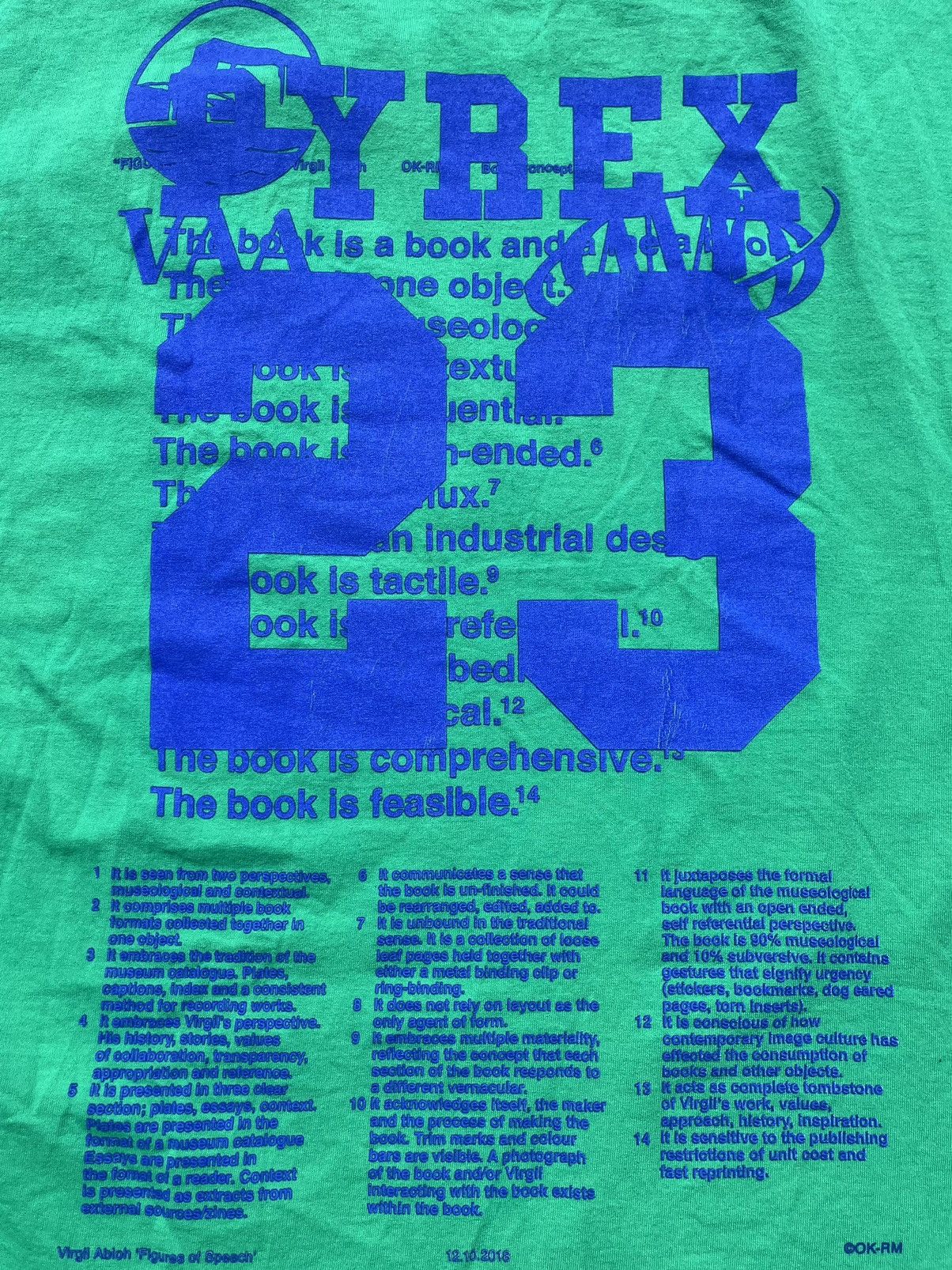 Virgil Abloh Virgil Abloh Pyrex "Figures Of Speech" ICA Boston T-Shirt Size US L / EU 52-54 / 3 - 4 Thumbnail