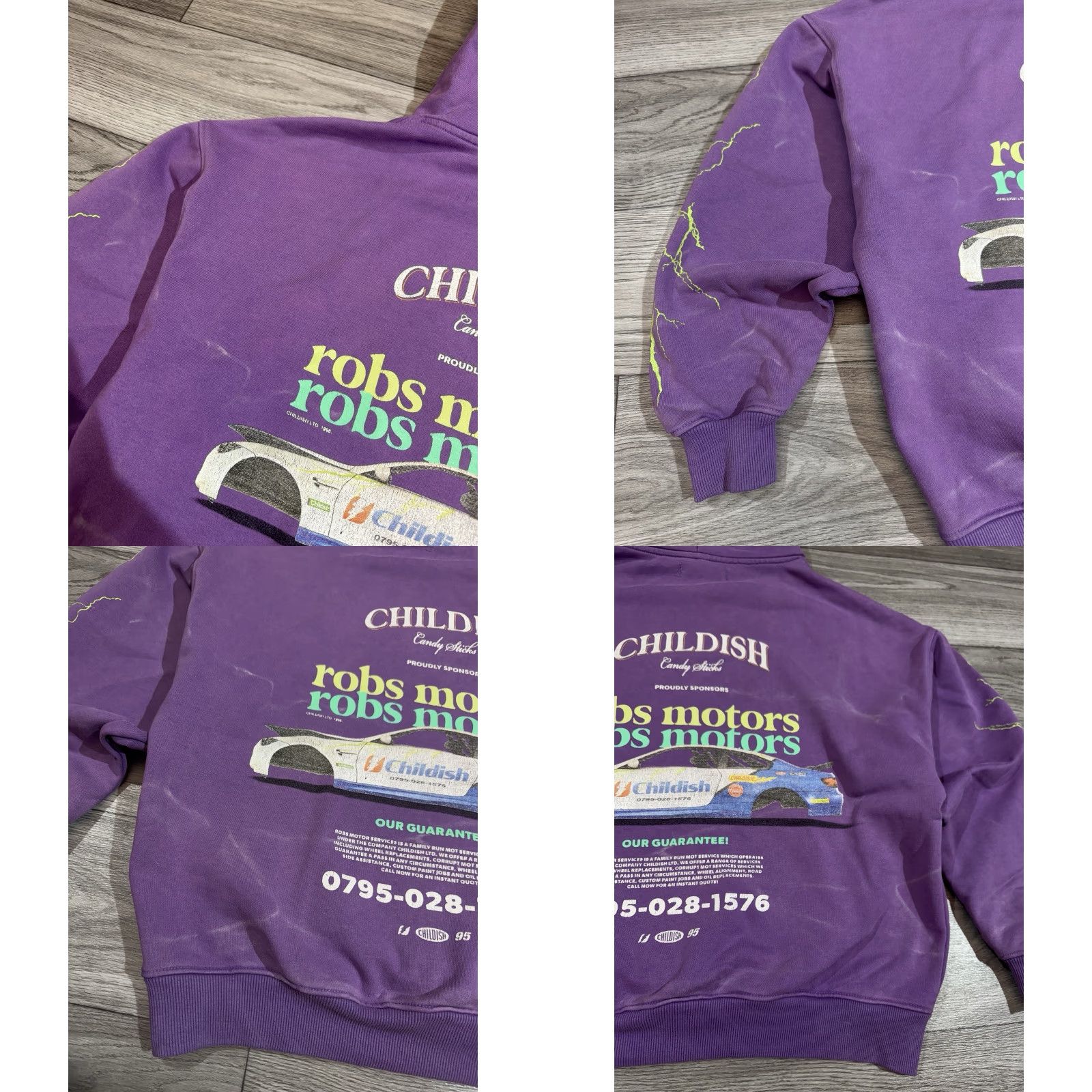 Vintage Childish TGF Bros Hoodie Mens Size S Oversized Purple Heavyweight Pullover Size US S / EU 44-46 / 1 - 10 Thumbnail