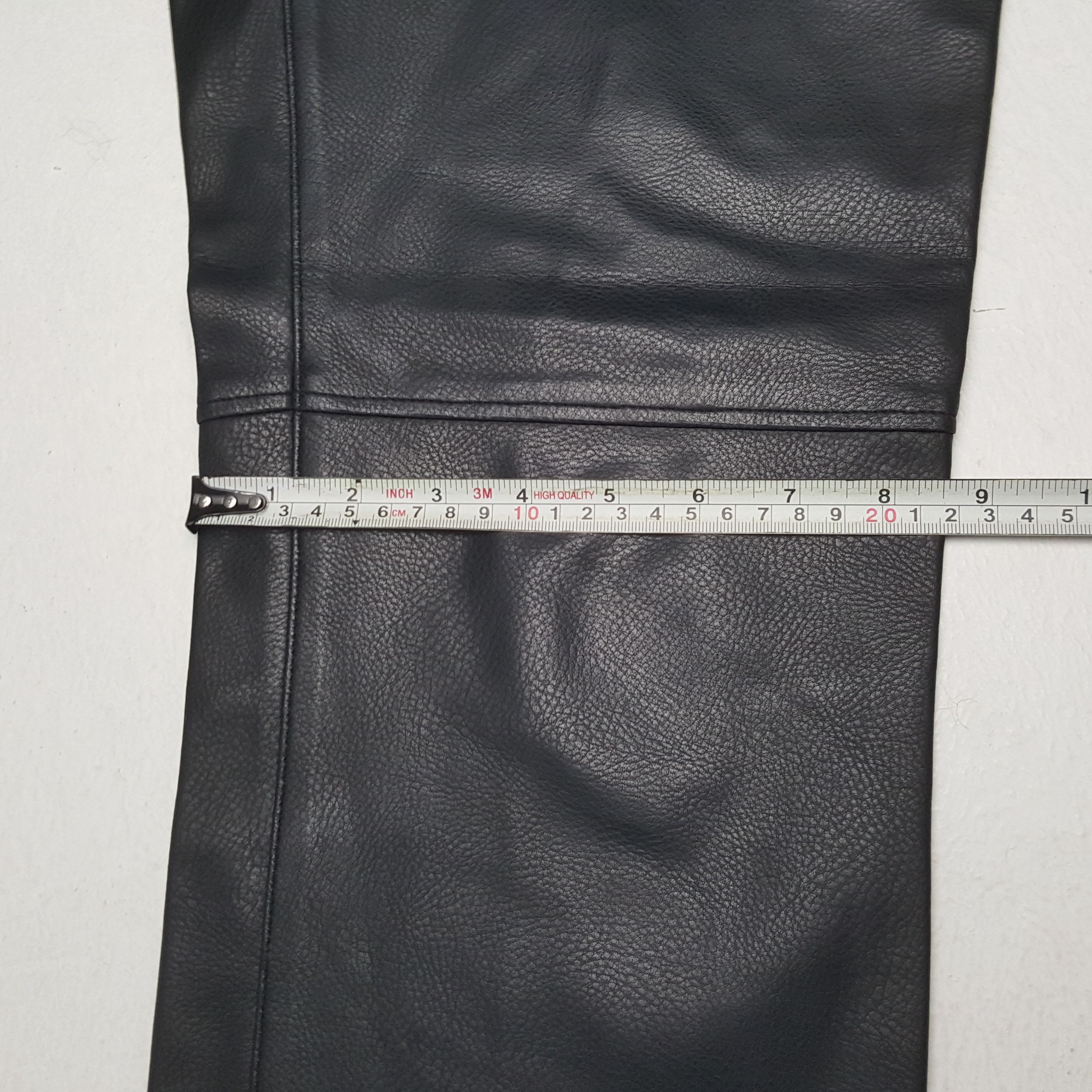Marella × Vintage MARELLA TRICOT Italian Fashion Style Leather Pants Size 28" / US 6 / IT 42 - 10 Thumbnail
