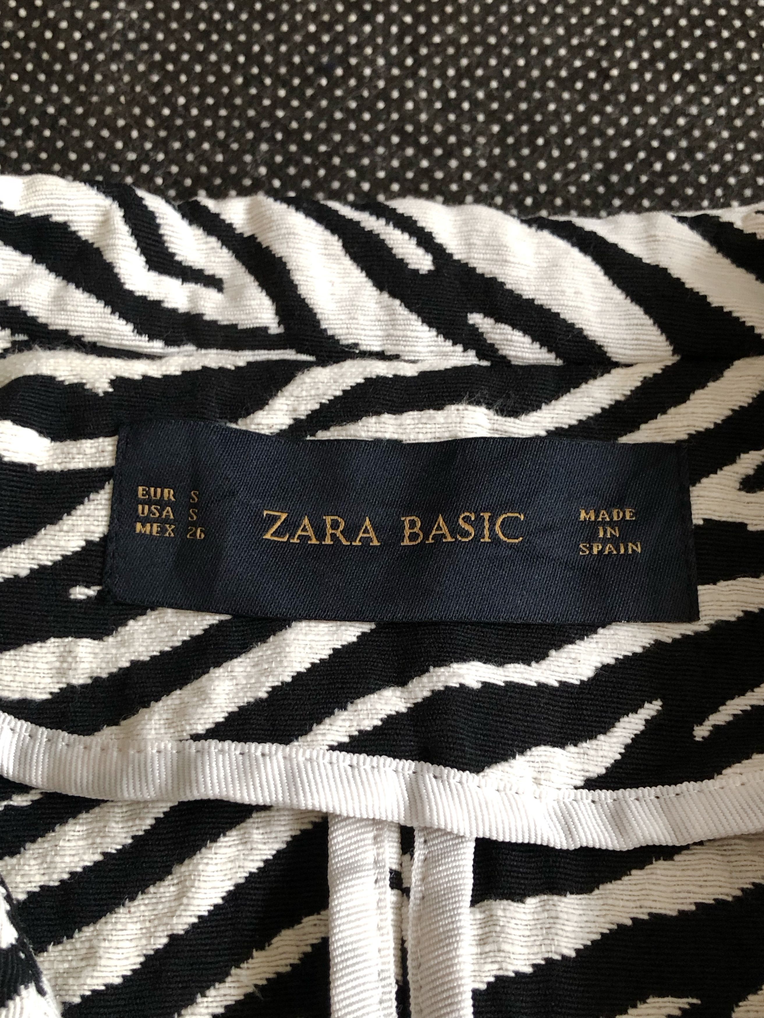 Zara ZARA ZEBRA PRINT CROP JACKET Size S / US 4 / IT 40 - 7 Thumbnail