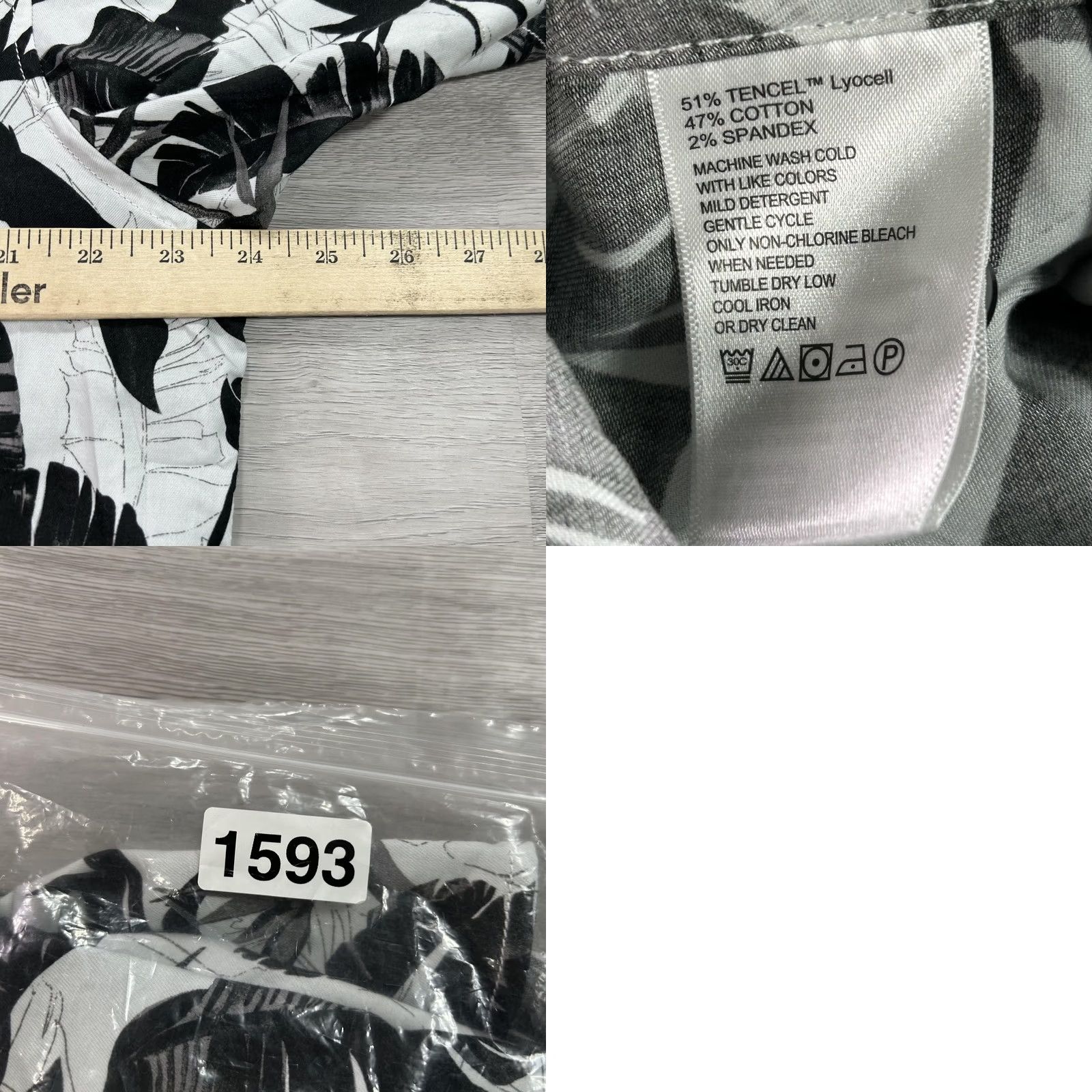Tommy Bahama Tommy Bahama Shirt Mens Large Hawaiian Tropical Stretch Short Sleeve Button Up Black Floral 90s Theme Casual Travel Mens L Shirt Size US L / EU 52-54 / 3 - 8 Thumbnail