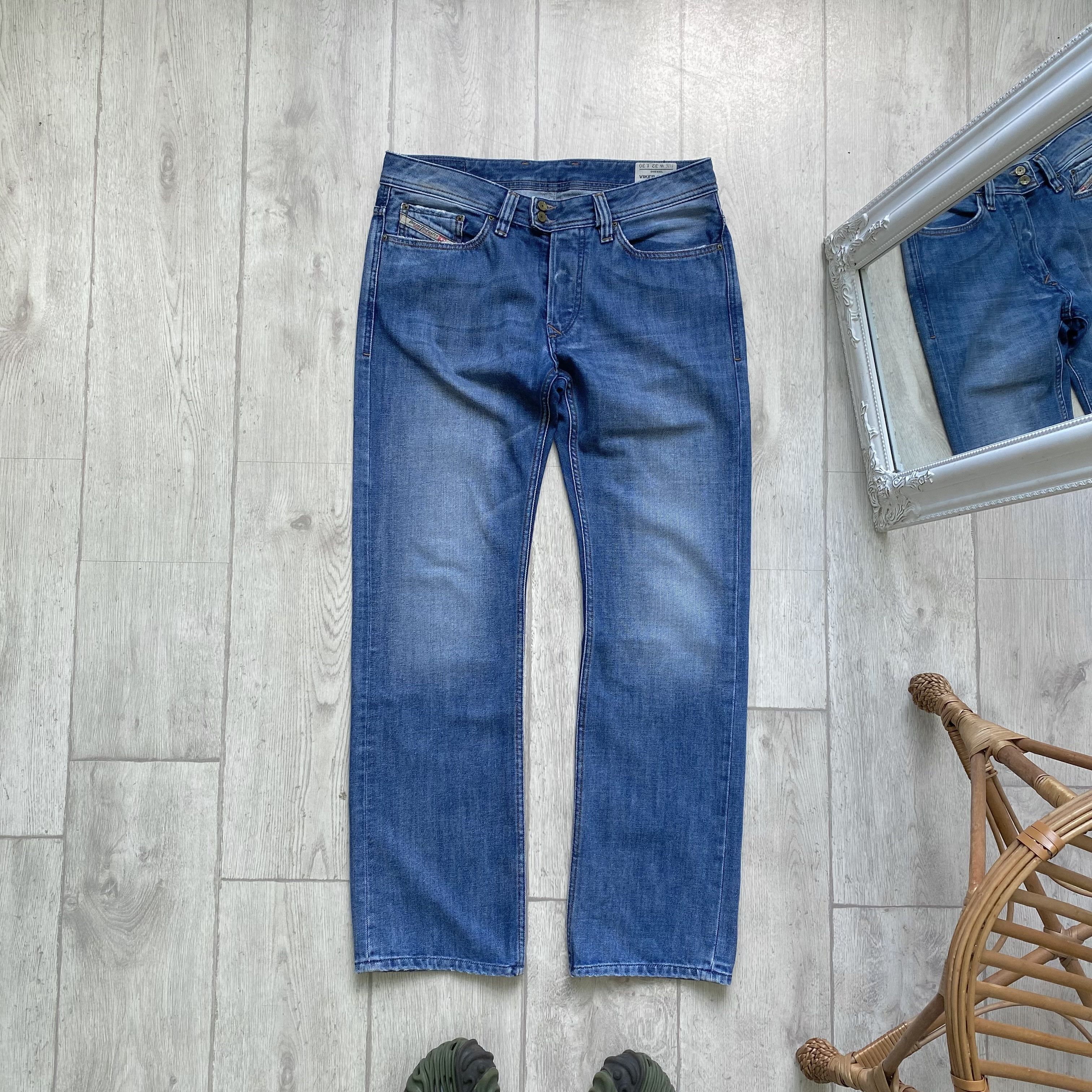Diesel Vintage 00s Diesel jeans Viker Y2K denim pants Size US 32 / EU 48 - 1 Thumbnail