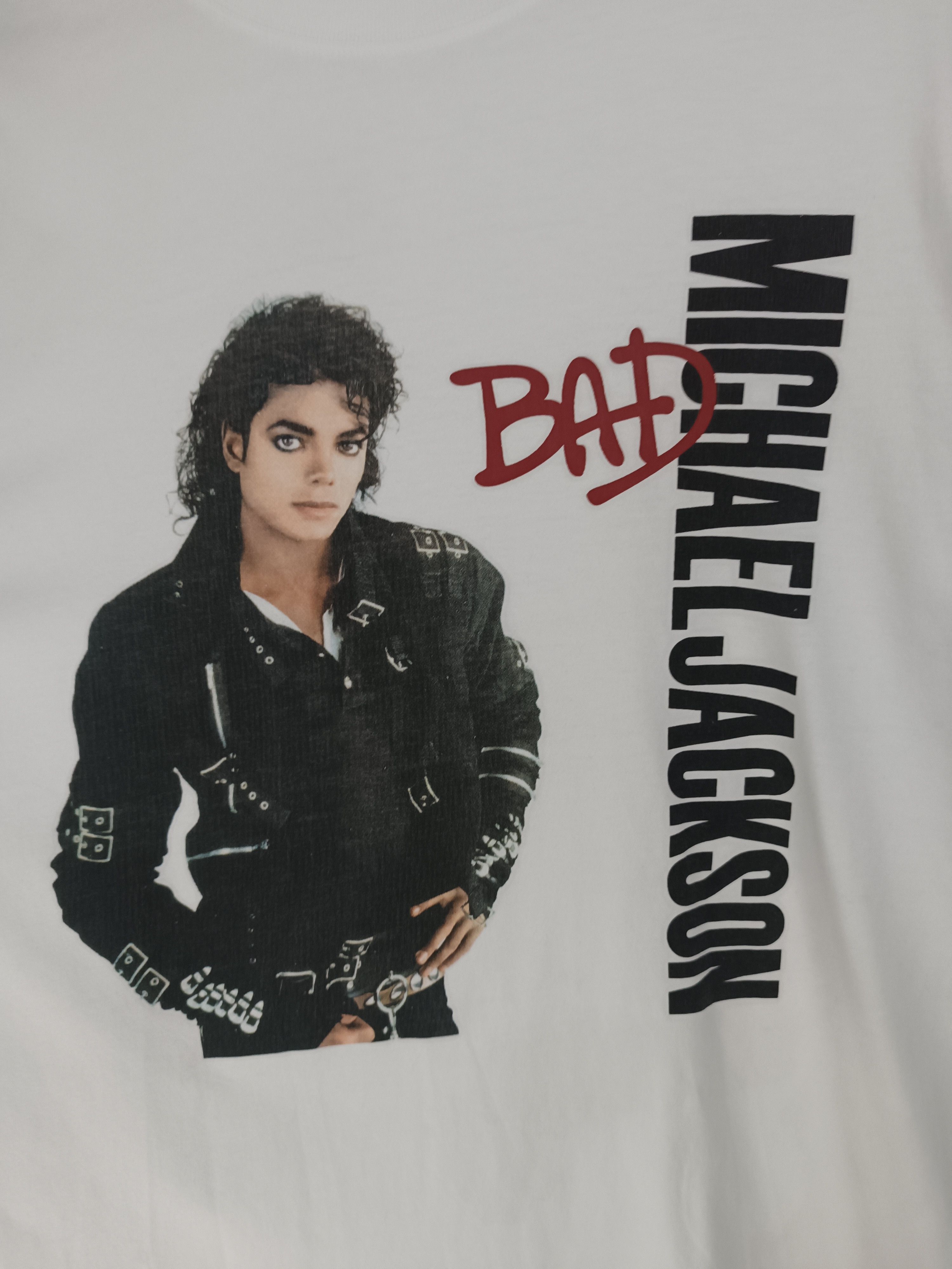 Vintage VINTAGE Y2K MICHAEL JACKSON BAD TEE MADONNA FREDDIE EMINEM Size US L / EU 52-54 / 3 - 9 Thumbnail