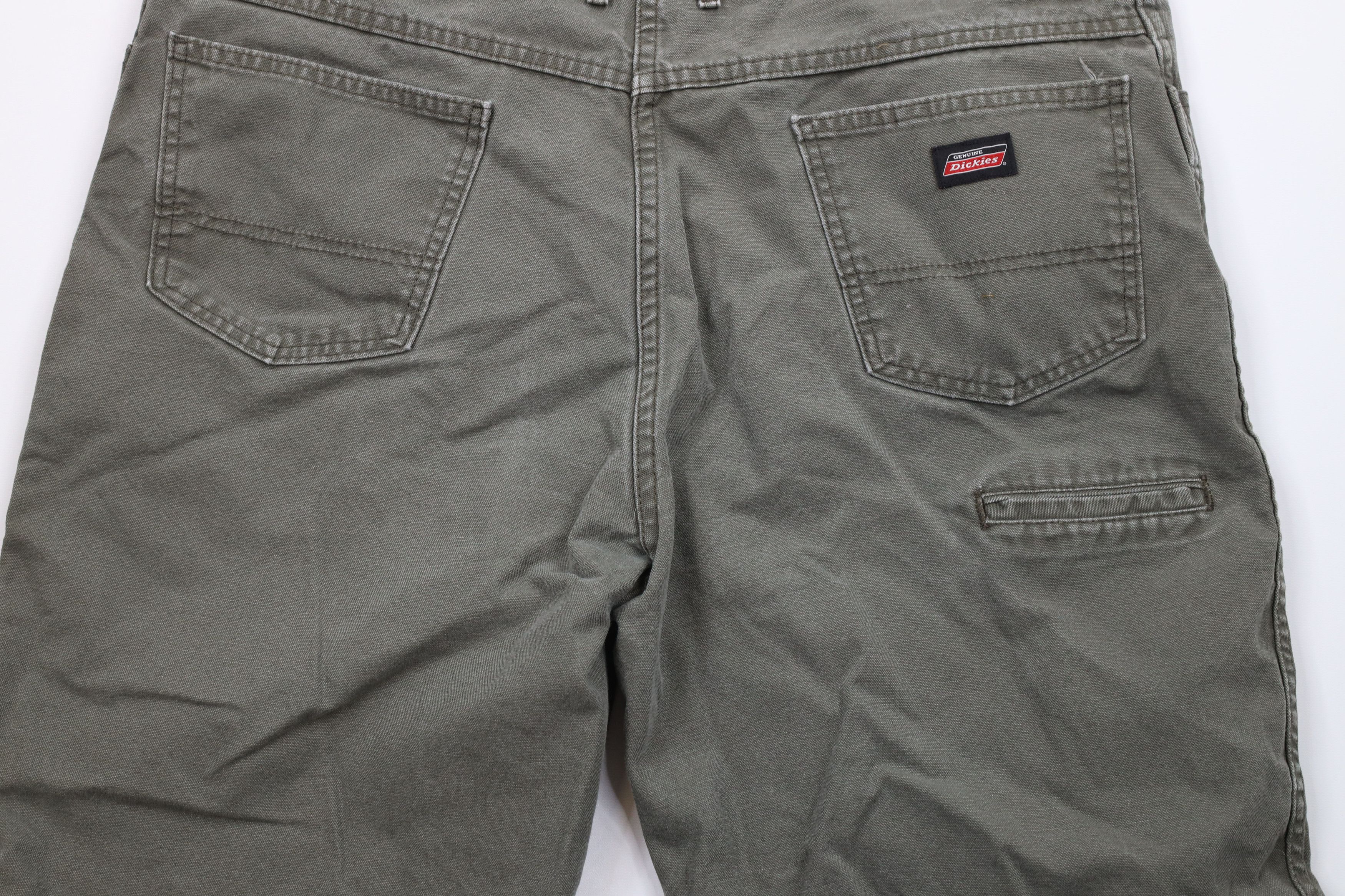 Dickies × Vintage Vintage Dickies Canvas Relaxed Fit Shorts Green Cotton Size US 40 / EU 56 - 10 Thumbnail