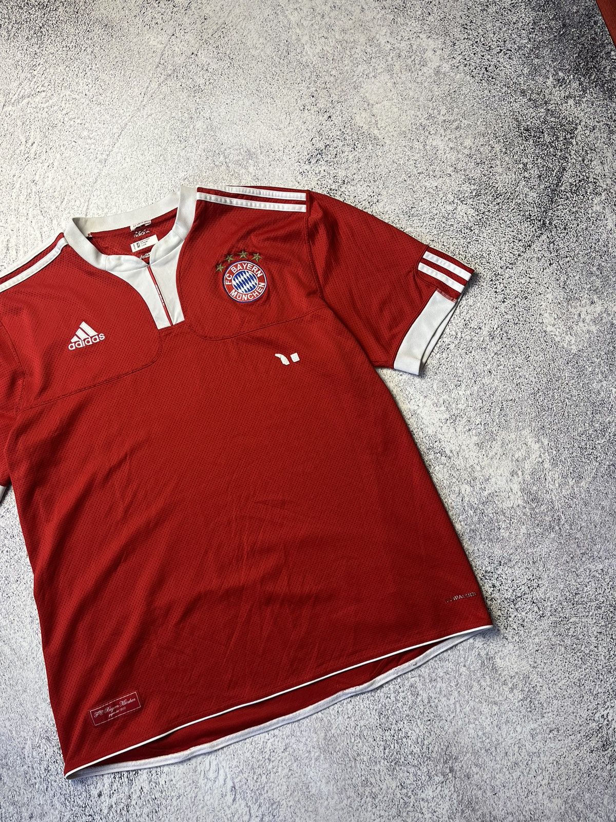 Adidas ADIDAS FC Bayern Munchen Mens Football Shirt Jersey Red Size US L / EU 52-54 / 3 - 9 Thumbnail