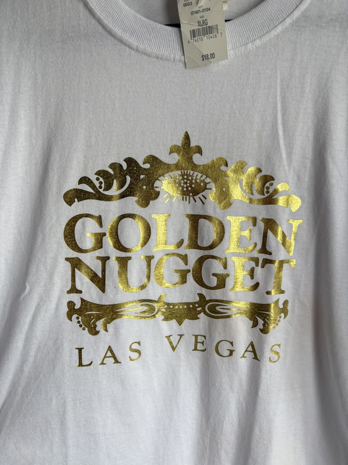 Vintage Las Vegas Golden Nugget Vintage Streetwear Hype XL T-shirt Size US XL / EU 56 / 4 - 2 Thumbnail
