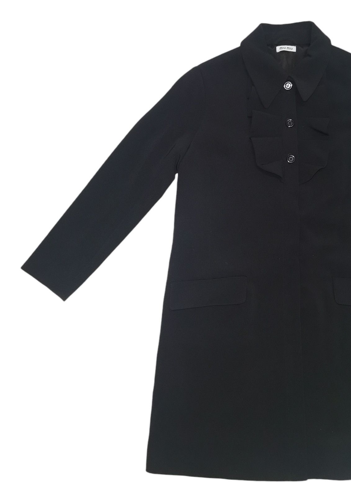 Miu Miu × Prada Miu Miu Long Coat Jacket Size S / US 4 / IT 40 - 5 Thumbnail