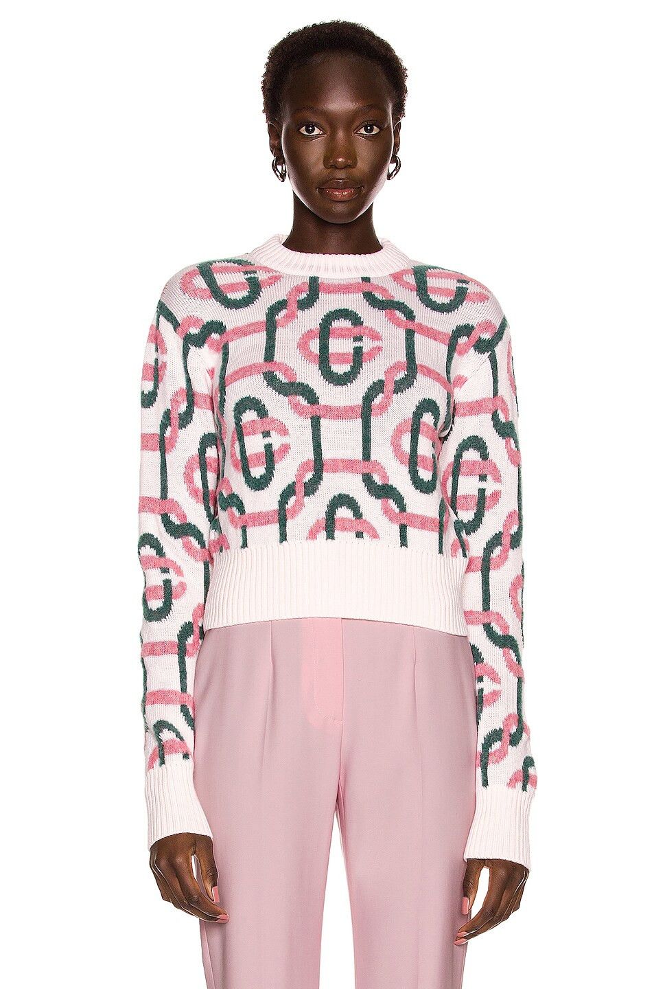 Casablanca o1mle0524 Monogram Sweater in Multicolor Size XXS / US 00 / IT 34 - 2 Thumbnail