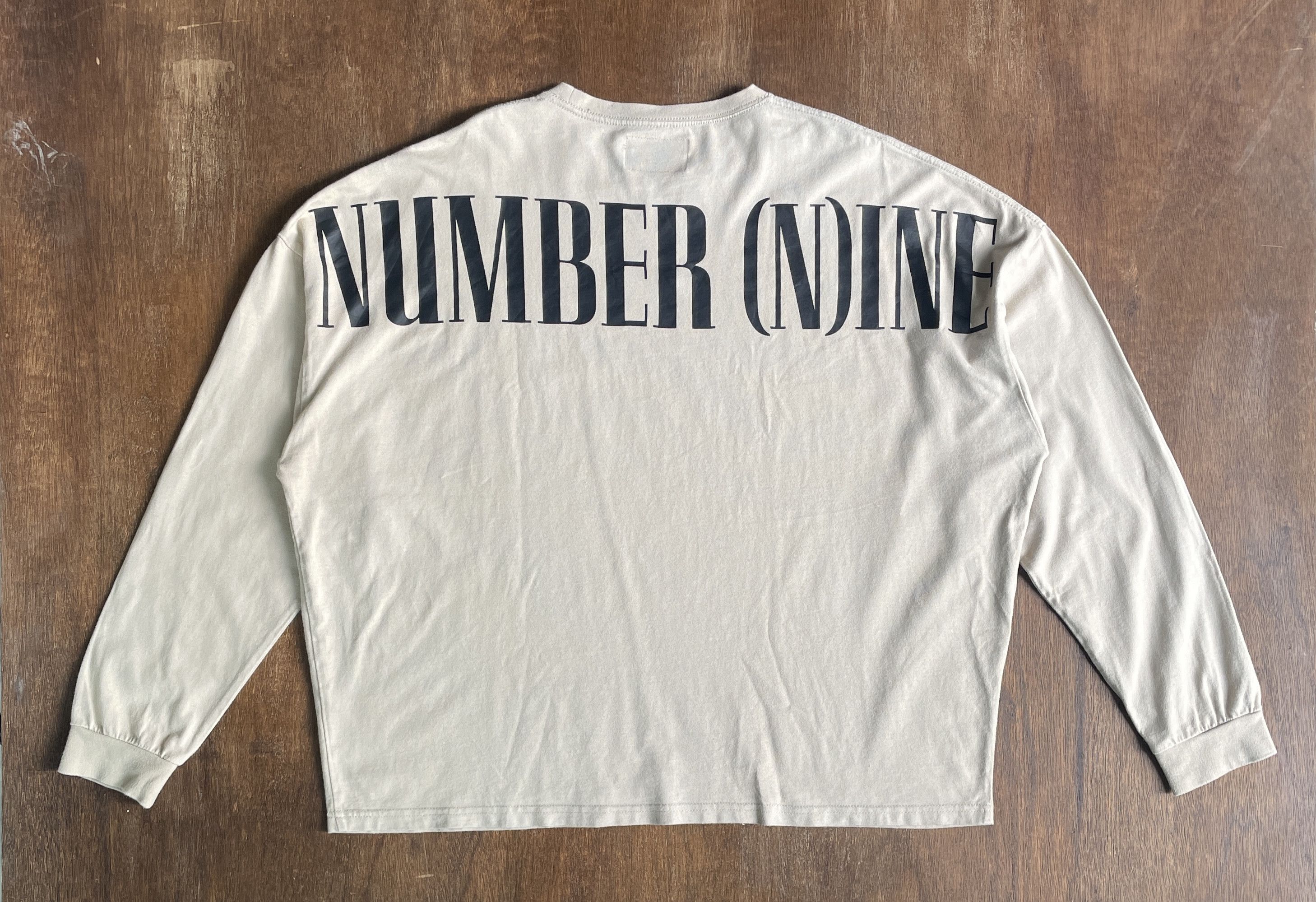 Number (N)ine NUMBER (N)INE Gothic Fonts Sweatshirts Size US L / EU 52-54 / 3 - 1 Thumbnail