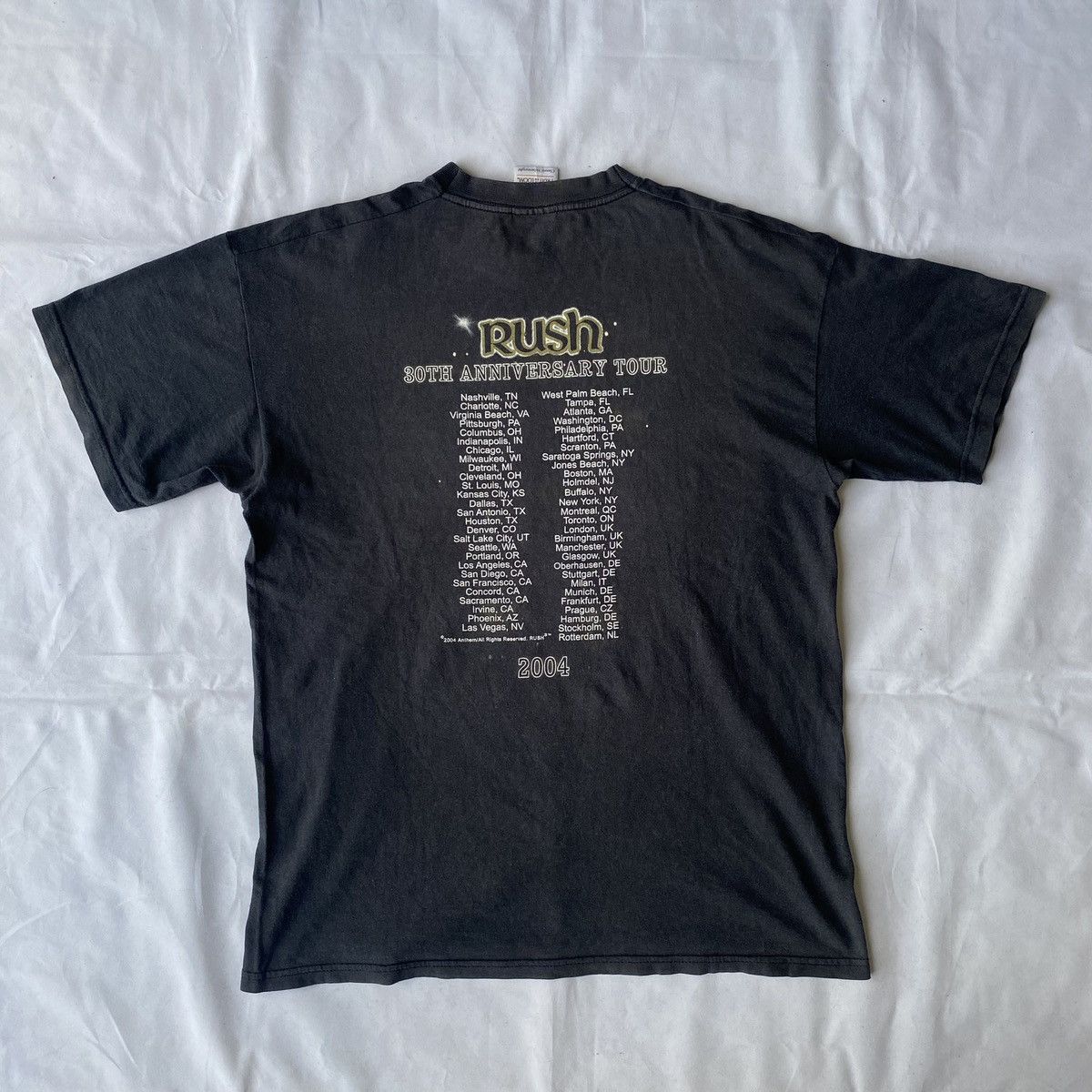 Band Tees × Vintage Vintage Rush 30th Anniversary Tour 2004 Tees Size US M / EU 48-50 / 2 - 13 Thumbnail