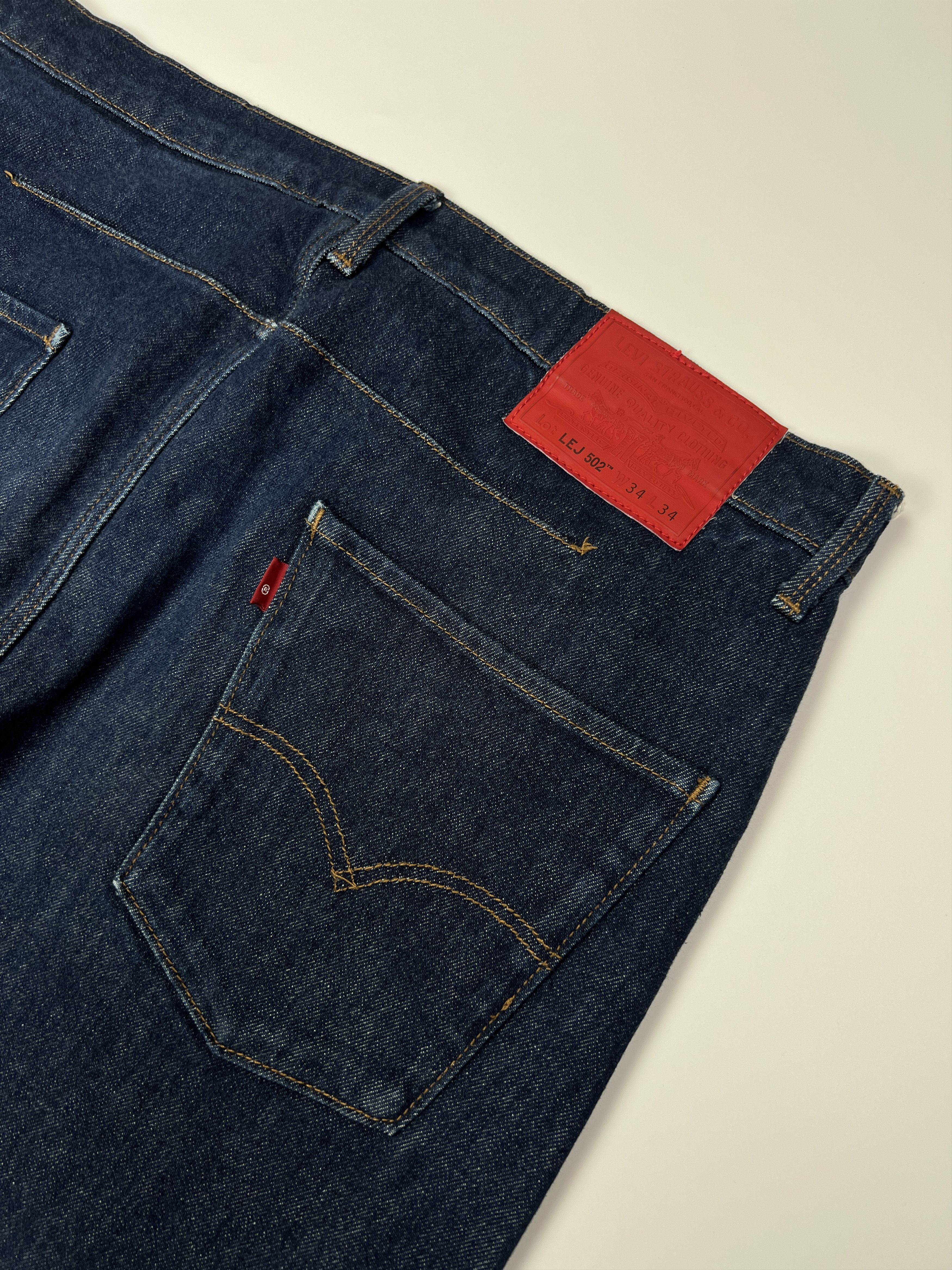 Rare Levi's Engineering Blue Denim Jeans LEJ 502