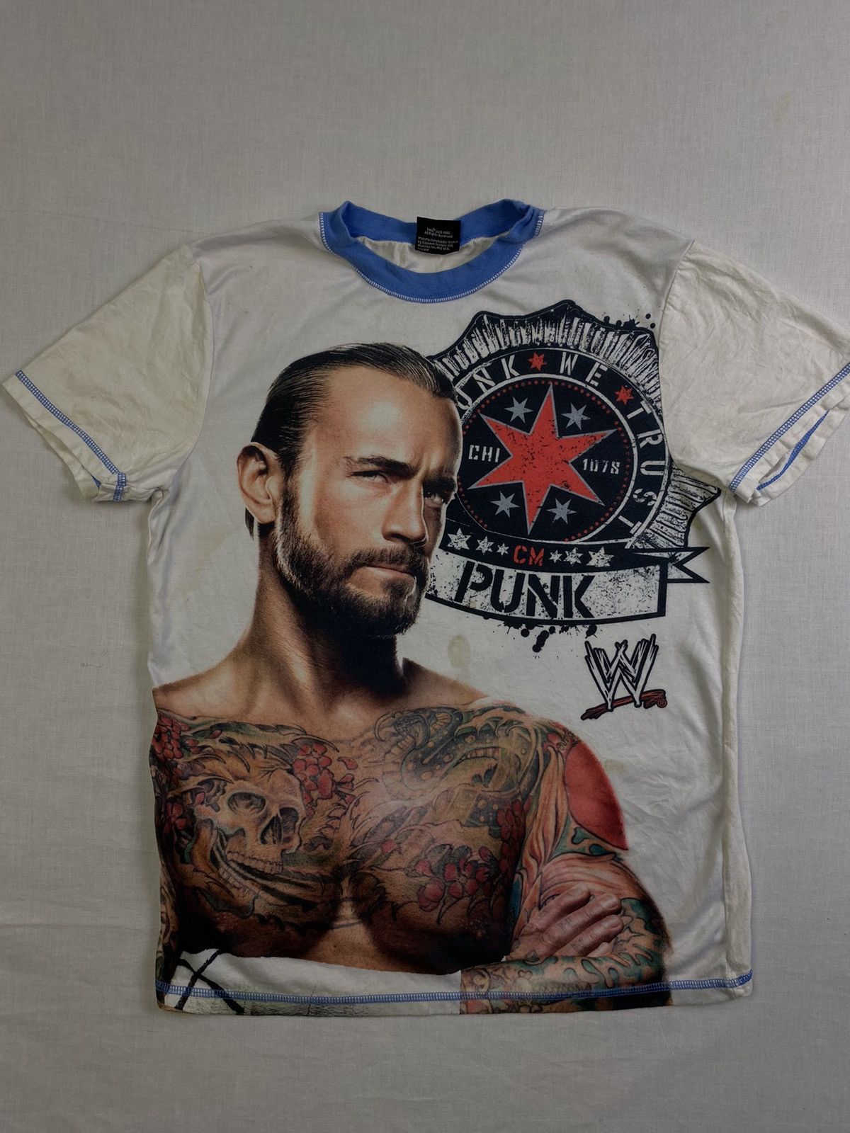 WWE Vintage CM Punk wrestling All Over Print wwe wwf y2k Size US S / EU 44-46 / 1 - 1 Thumbnail