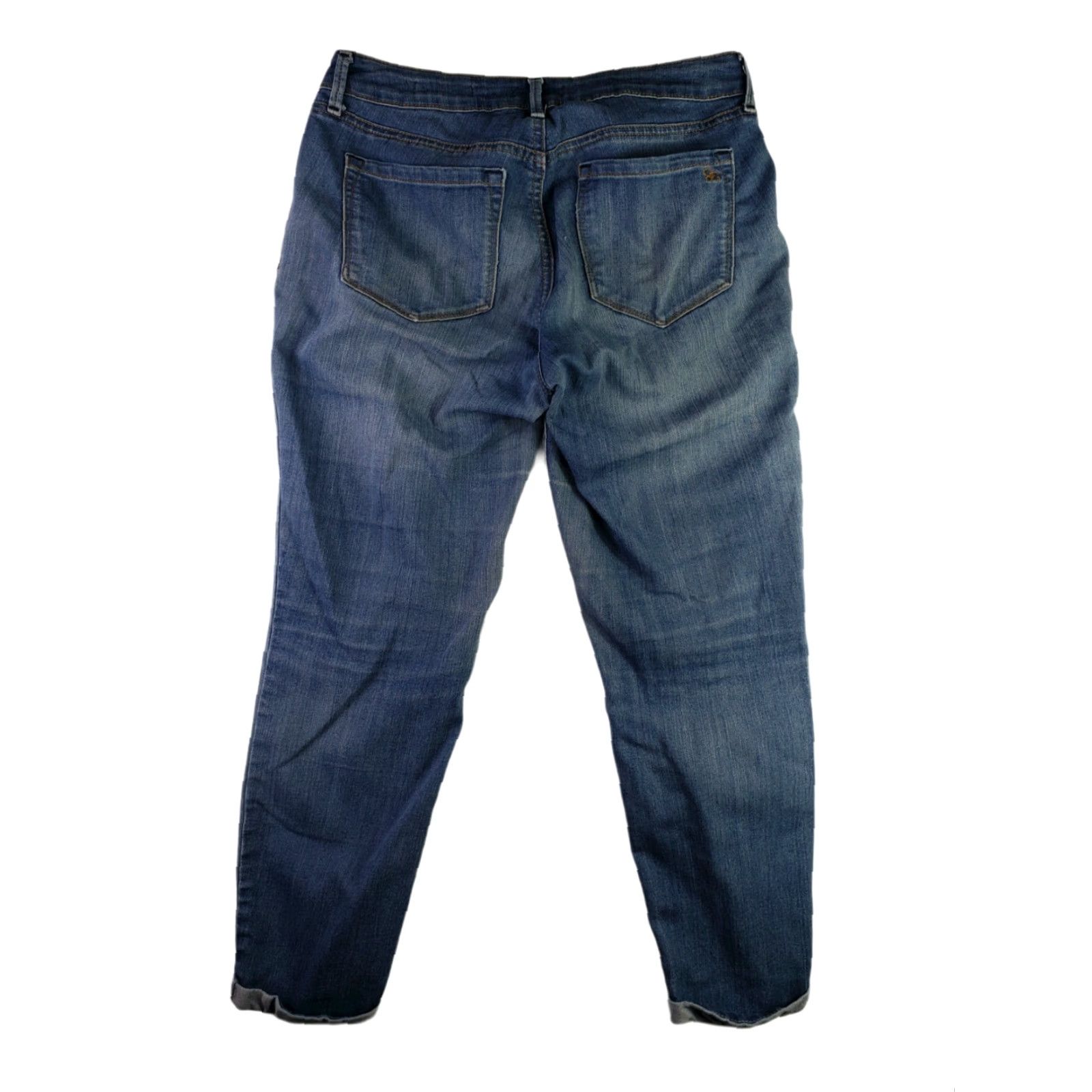 Jessica Simpson VINTAGE? Not specified. Jessica Simpson Jeans Rolled Crop Skinny Denim Blue Womens Sz 6/28 28x25 Size 28" / US 6 / IT 42 - 2 Thumbnail