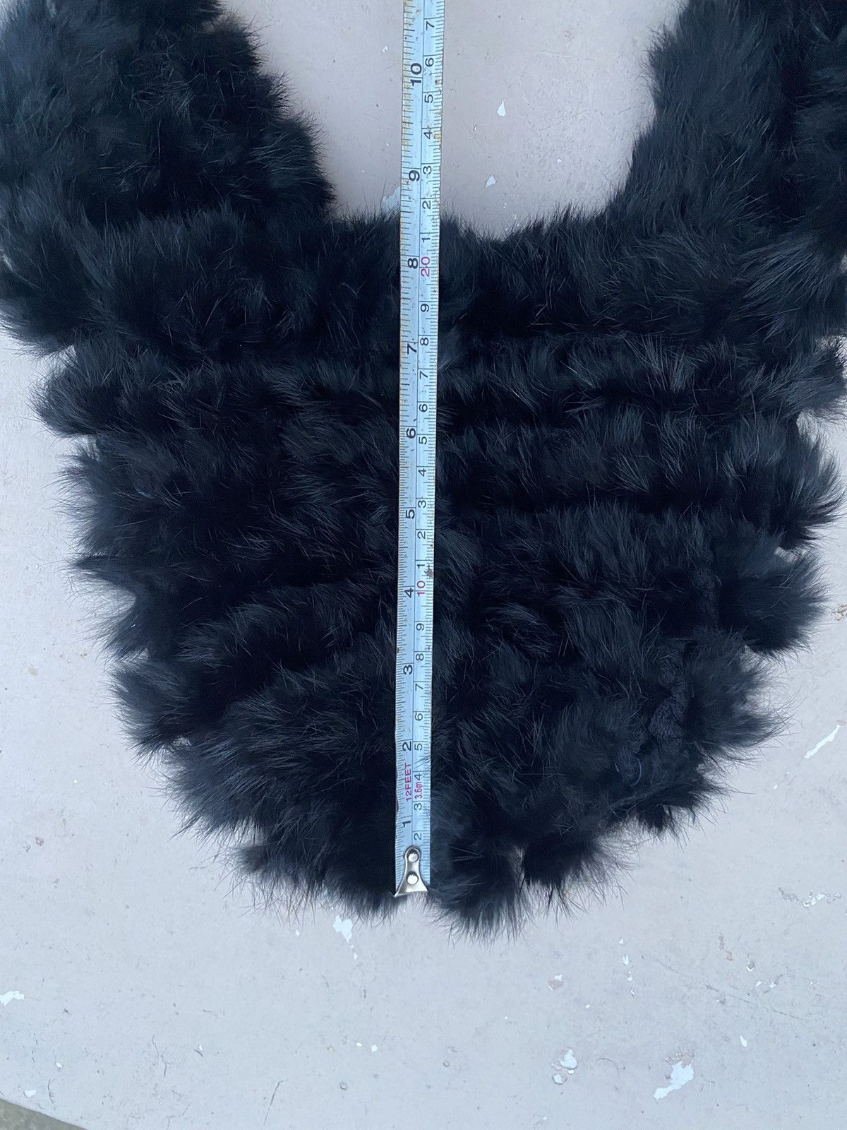 Comme Ca Ism Rabbit Fur Knit Hat Size ONE SIZE - 6 Thumbnail