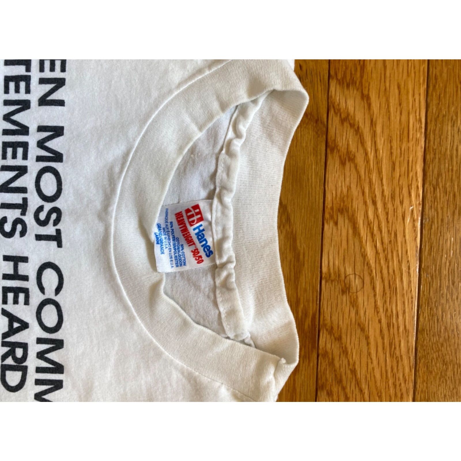 Vintage VINTAGE Funny Gambling Las Vegas Cards graphic T shirt Single Stitch Sz L Mens White Size US L / EU 52-54 / 3 - 4 Thumbnail