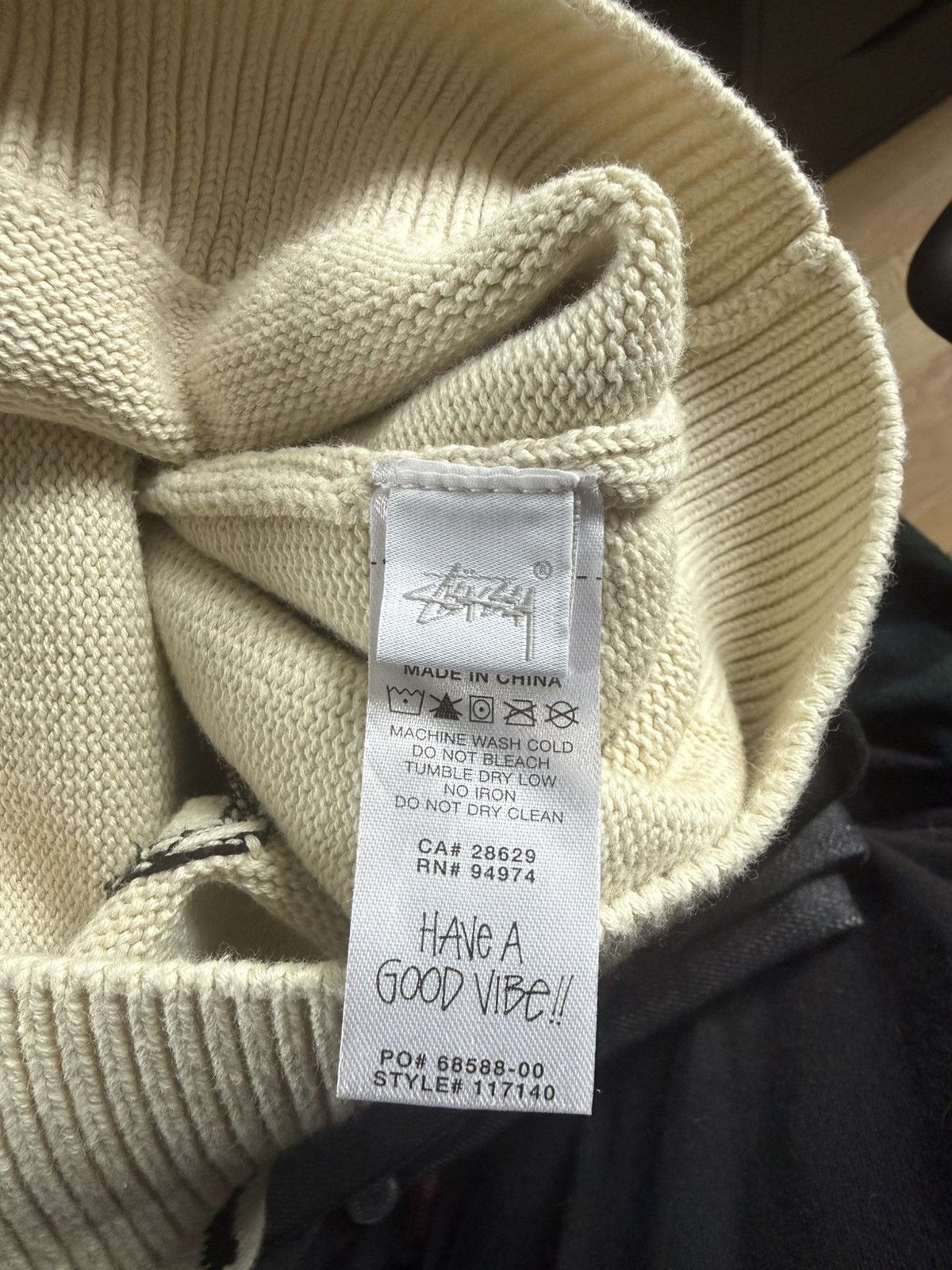 Stussy Stussy care label sweater Size US M / EU 48-50 / 2 - 4 Thumbnail