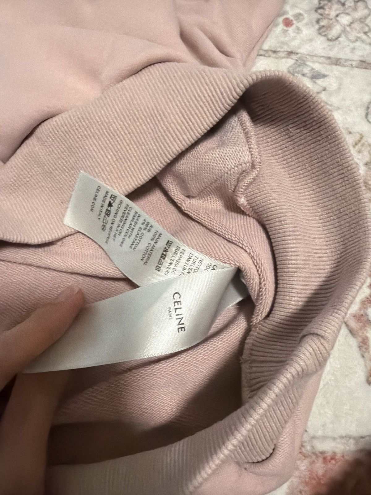 Celine Celine Pink Hoodie Size US M / EU 48-50 / 2 - 5 Thumbnail