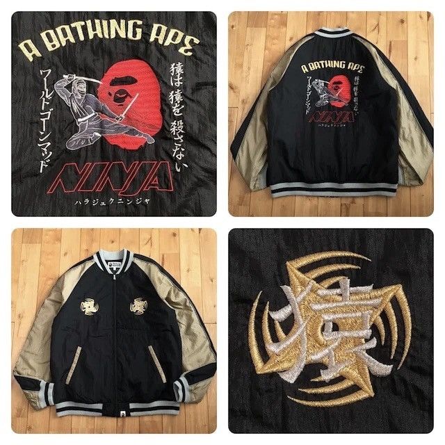 Bape BAPE NINJA SOUVENIR JACKET a bathing ape Size US L / EU 52-54 / 3 - 1 Thumbnail